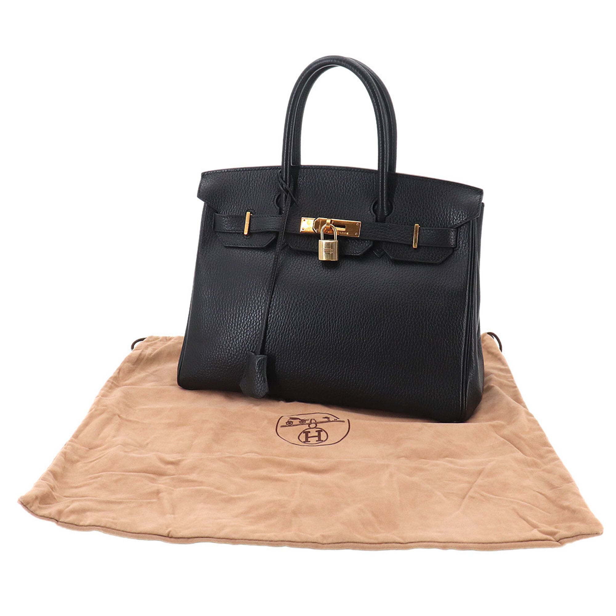 Hermes Birkin Black Ardennes Leather Handbag (Pre-Owned)