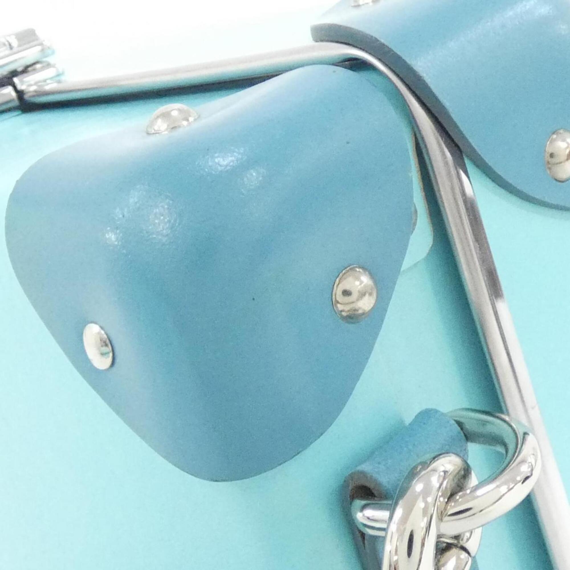 Tiffany Tiffany Blue Leather Shoulder Bag (Pre-Owned)