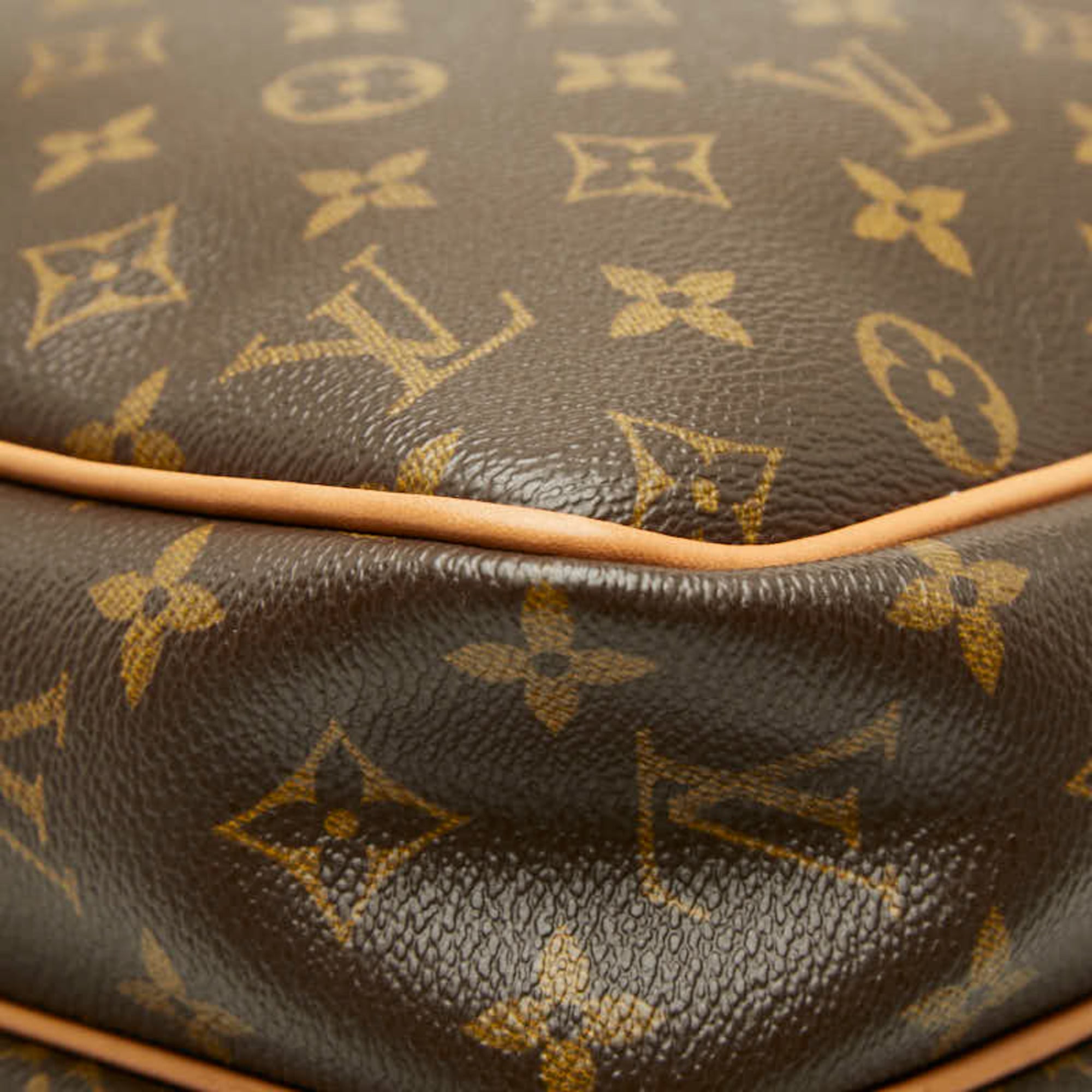 Louis Vuitton Brown Pvc Leather Shoulder Bag (Pre-Owned)