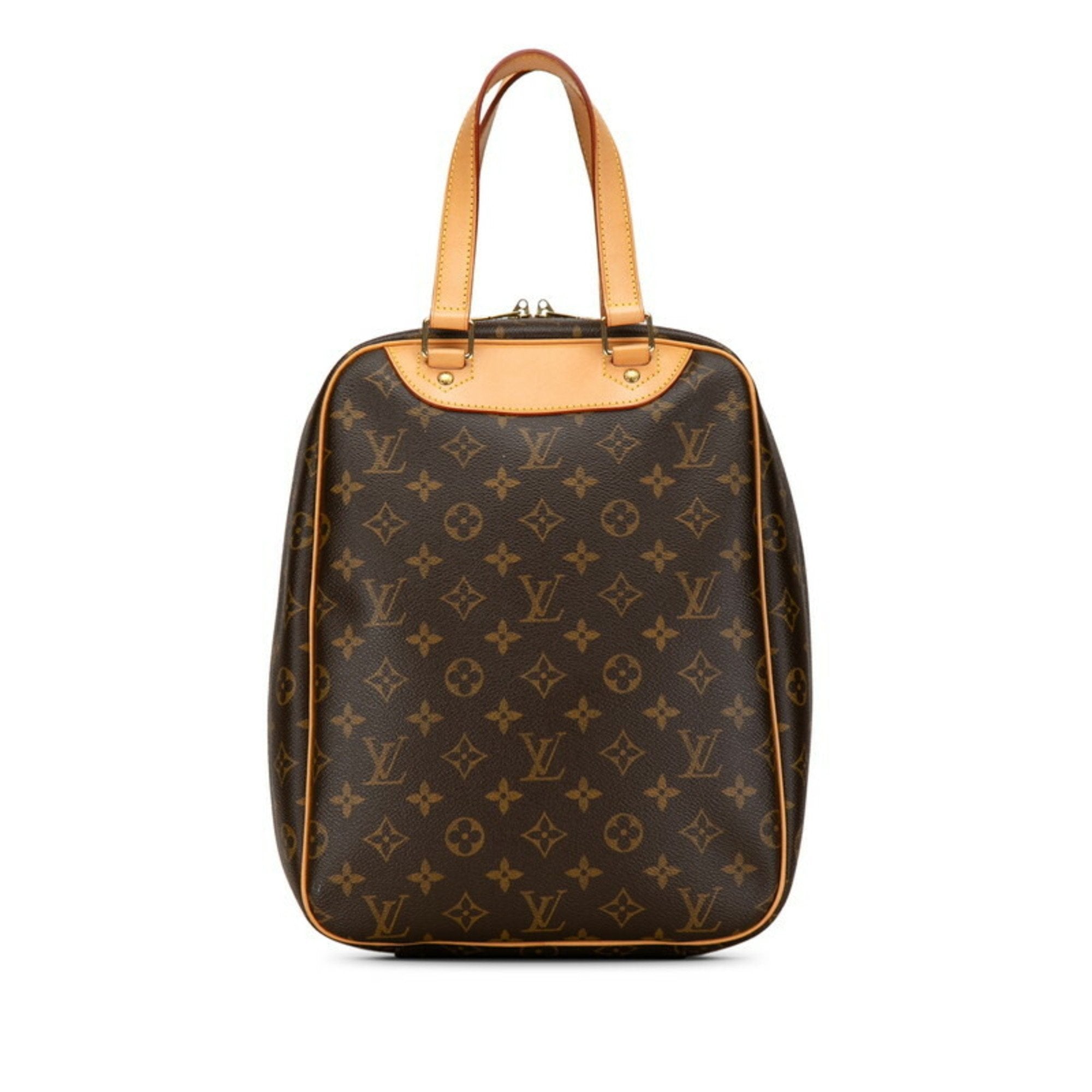 Louis Vuitton Brown Pvc Leather Handbag (Pre-Owned)