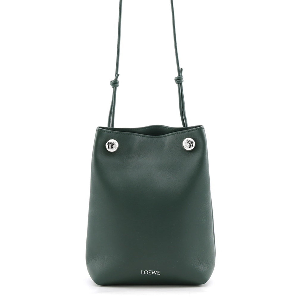 Loewe Leather Handbag Shoulder Bag (Pre-Owned)