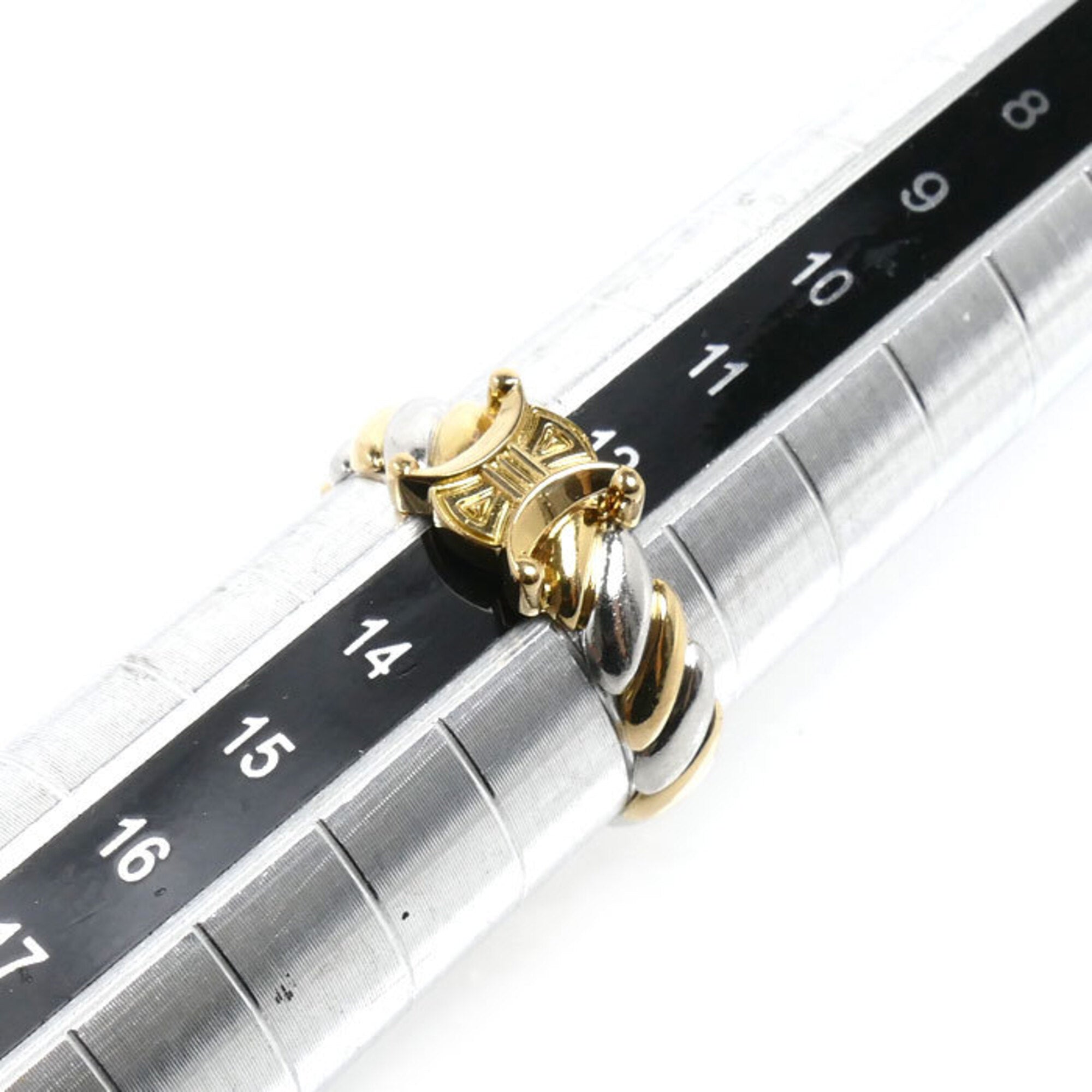 Celine Yellow Gold (18K) Platinum 900 Band Ring (Pre-Owned)