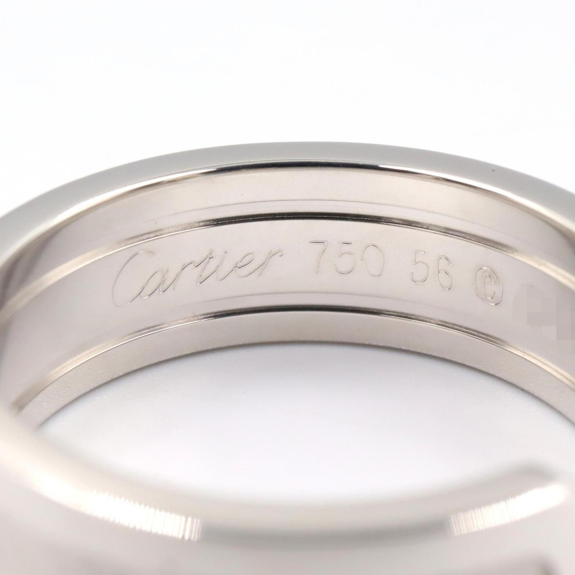 Cartier Silver White Gold (18K) Band Ring (Pre-Owned)