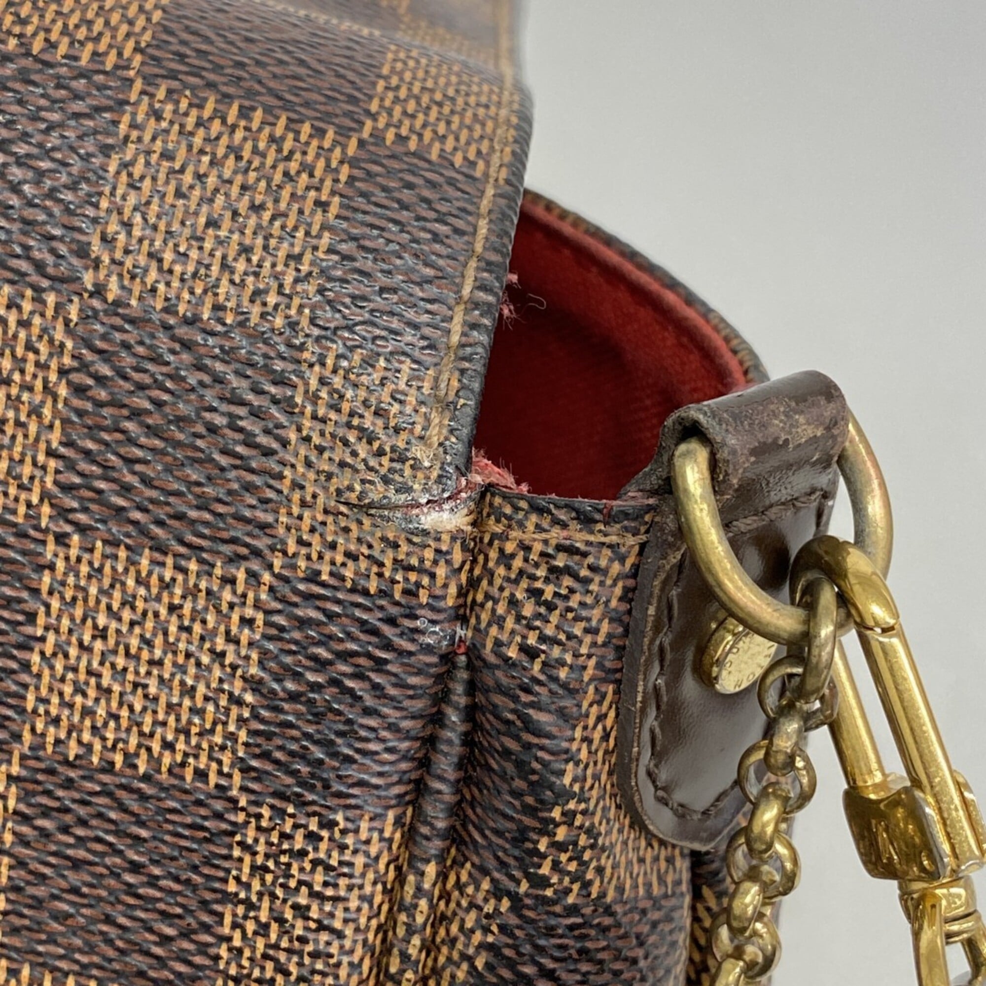 Louis Vuitton Ebene Handbag (Pre-Owned)