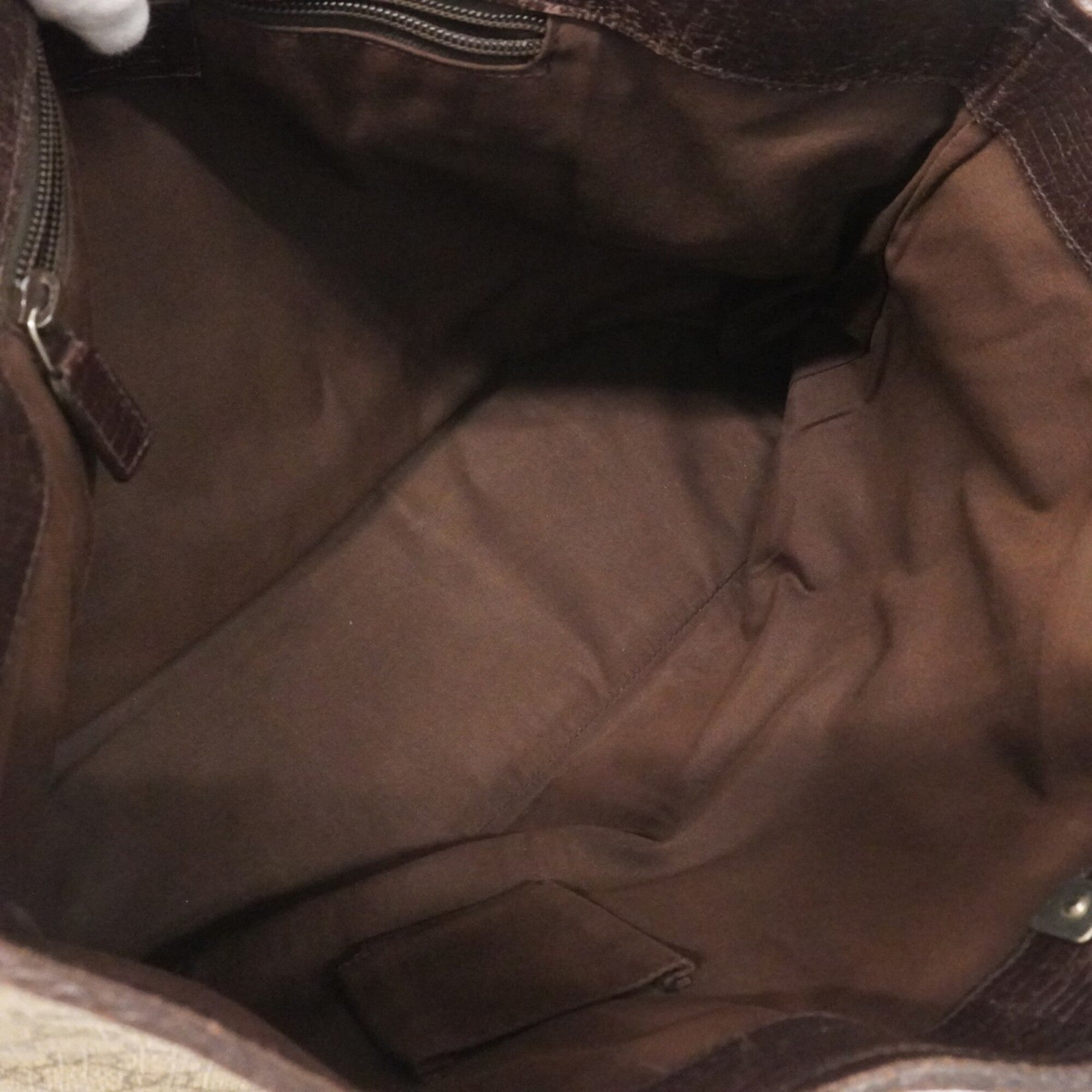 Gucci Brown Pvc Tote Bag (Pre-Owned)