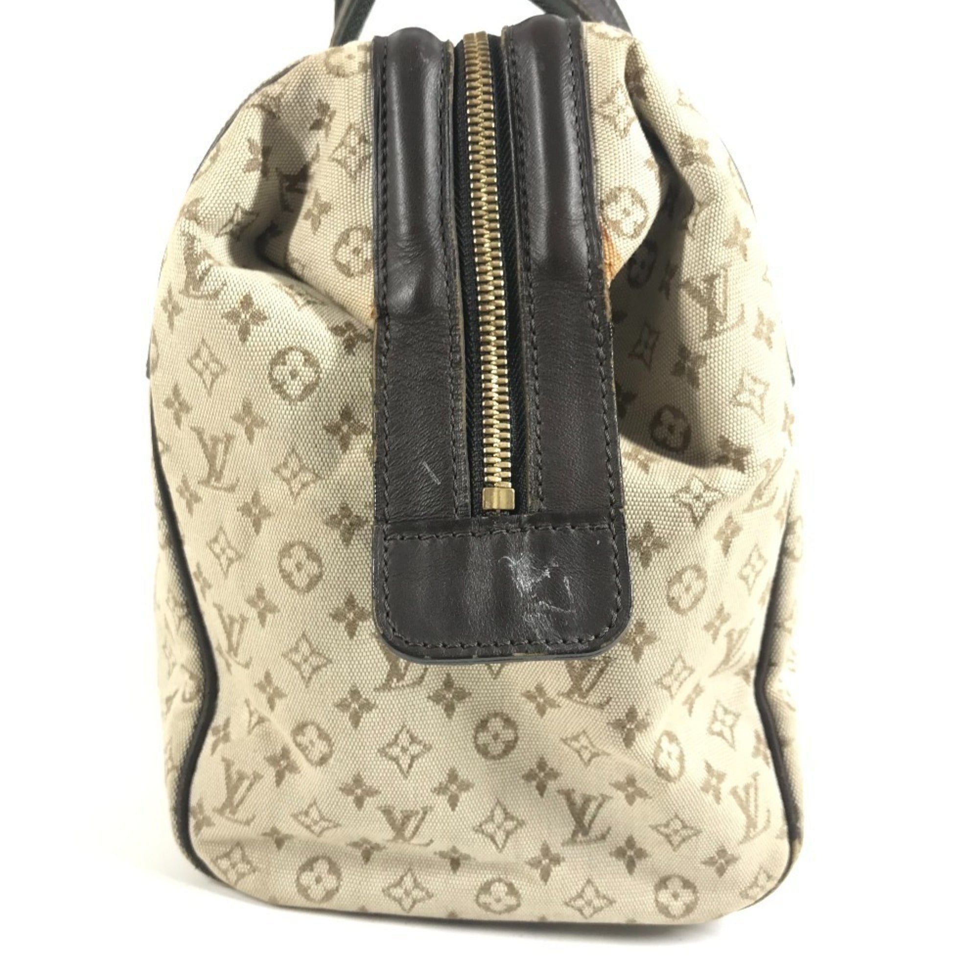 Louis Vuitton Khaki Monogram Mini Boston Bag Handbag Shoulder Bag (Pre-Owned)