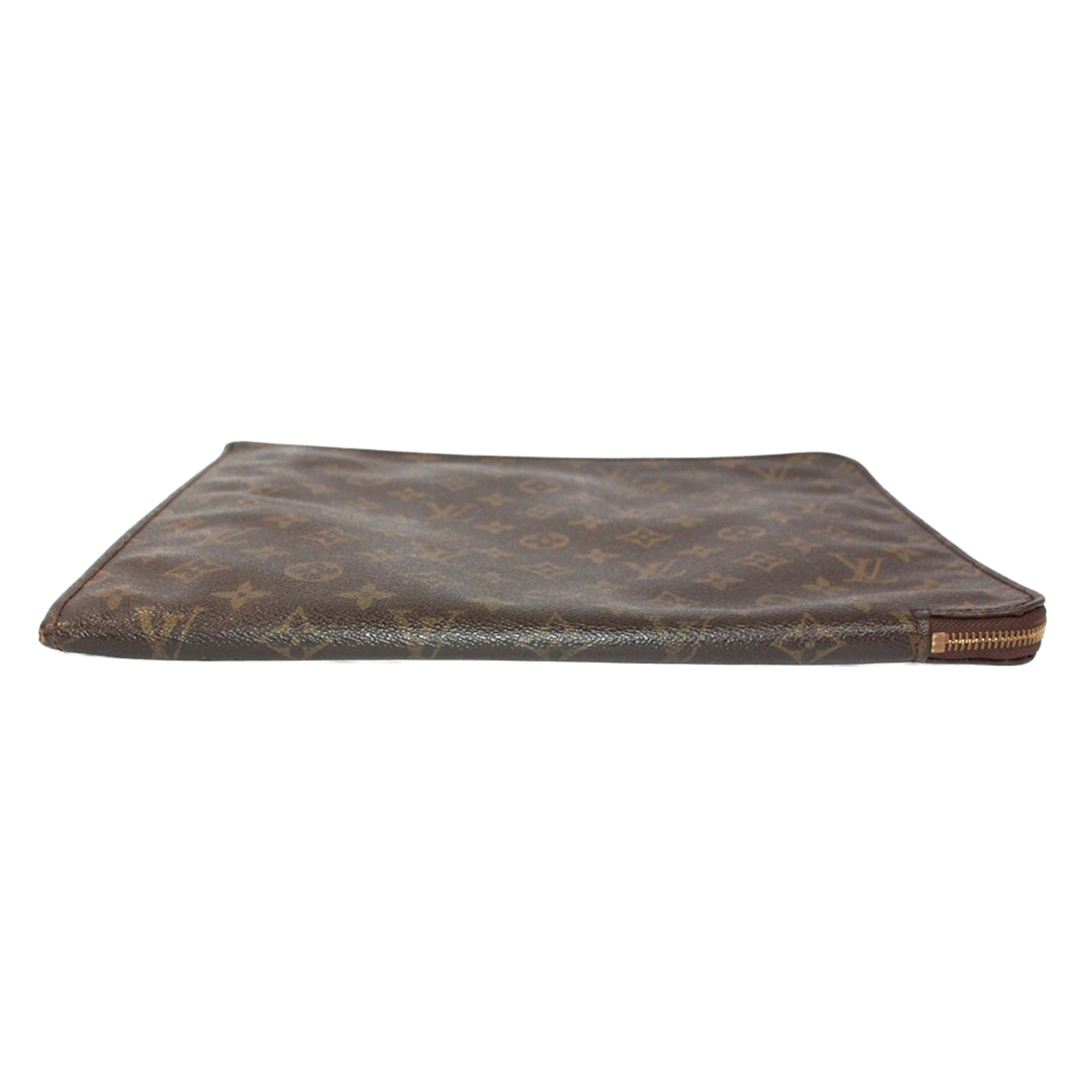 Louis Vuitton Brown Monogram Monogram Clutch Bag (Pre-Owned)