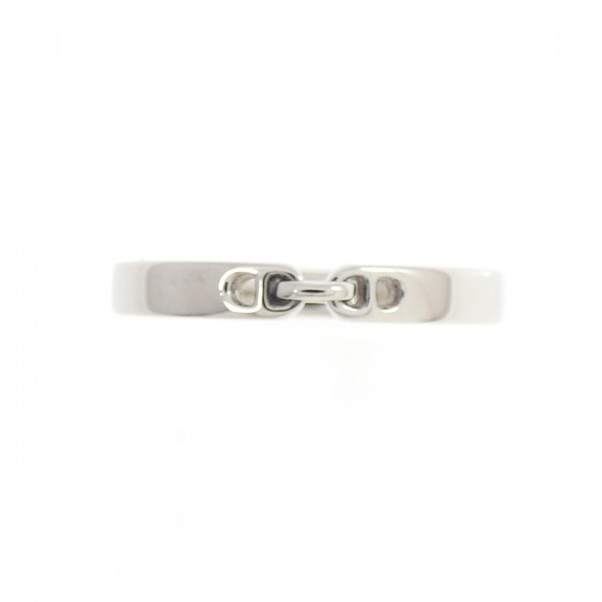 Hermes Platinum 950 Band Ring (Pre-Owned)