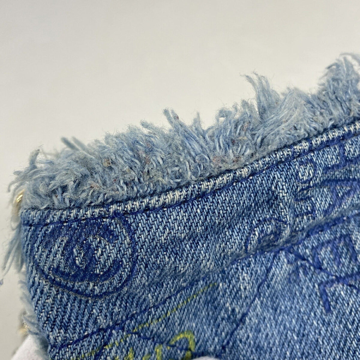 Chanel Blue Denim Shoulder Bag (Pre-Owned)