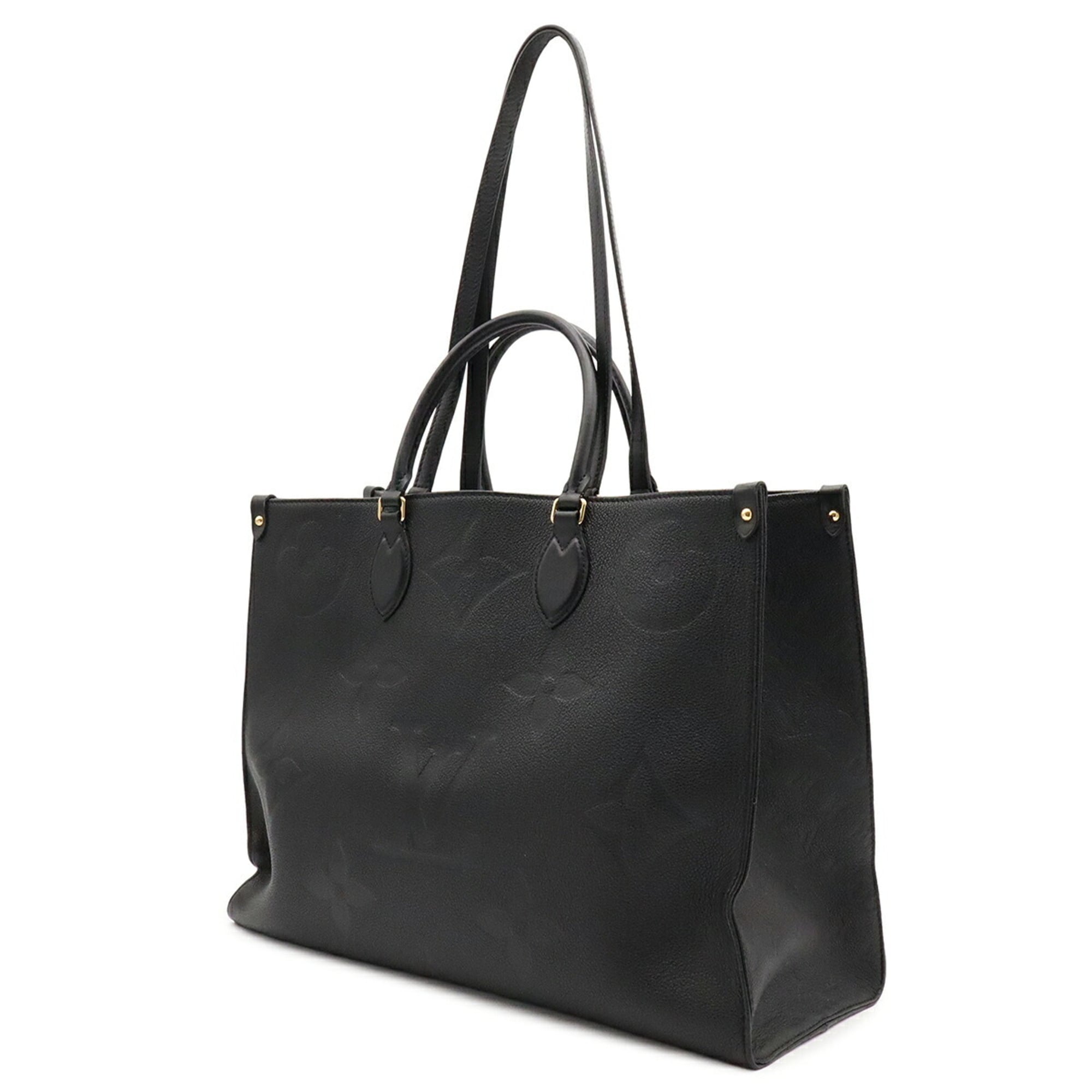 Louis Vuitton Black Noir Monogram Empreinte Shoulder Bag Tote Bag (Pre-Owned)