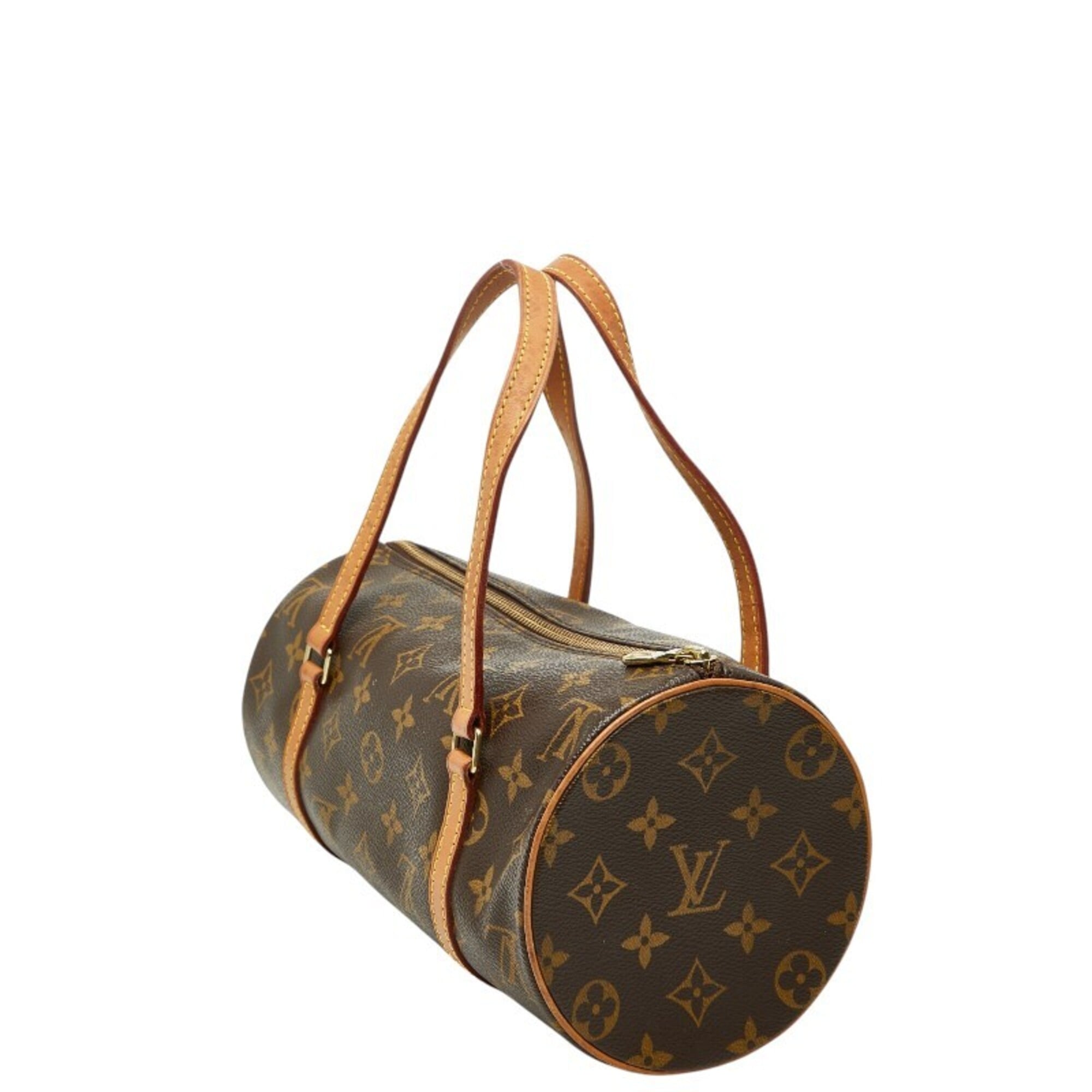 Louis Vuitton Monogram Brown Pvc Leather Handbag (Pre-Owned)