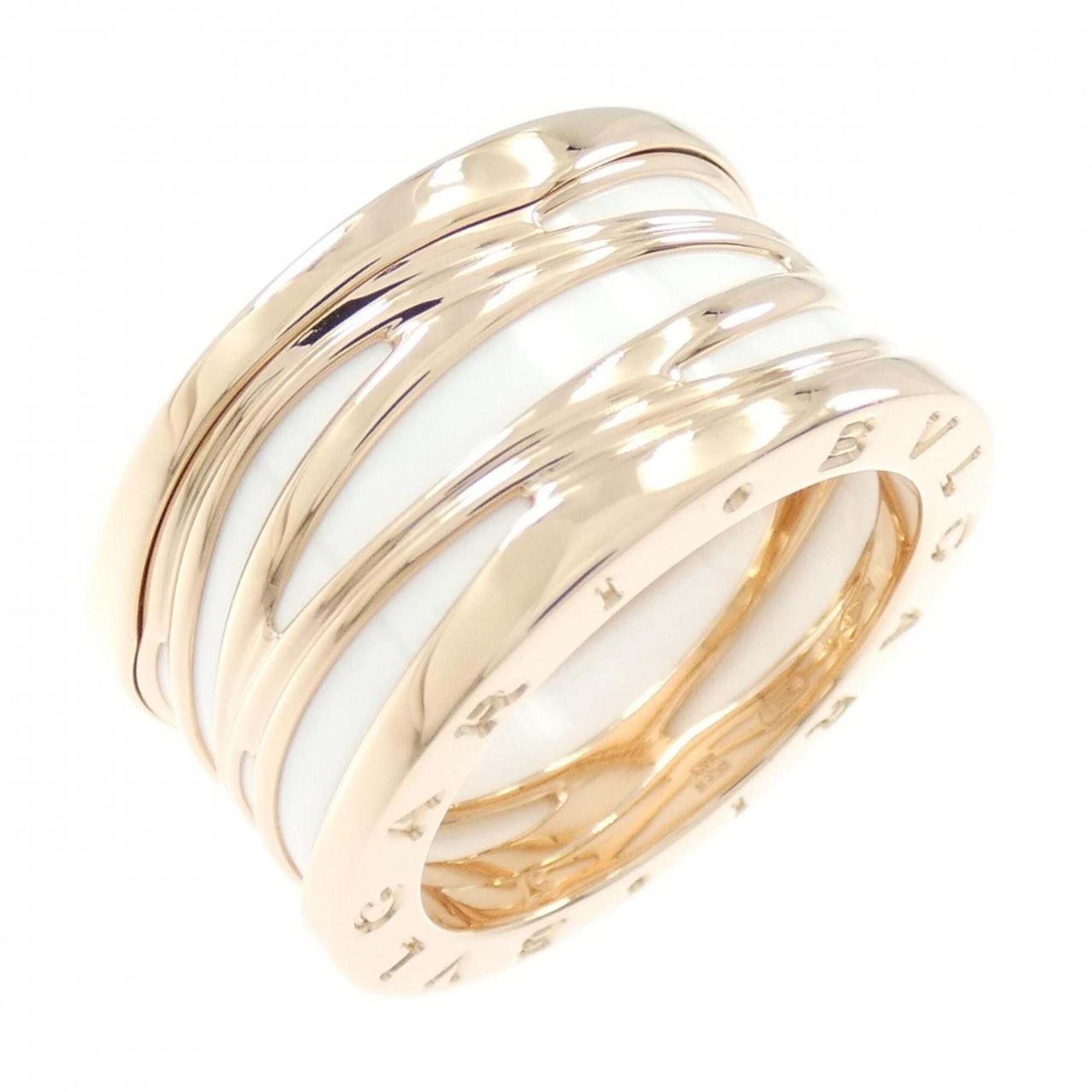 Bvlgari Pink Gold (18K) Ceramic Band Ring (Pre-Owned)