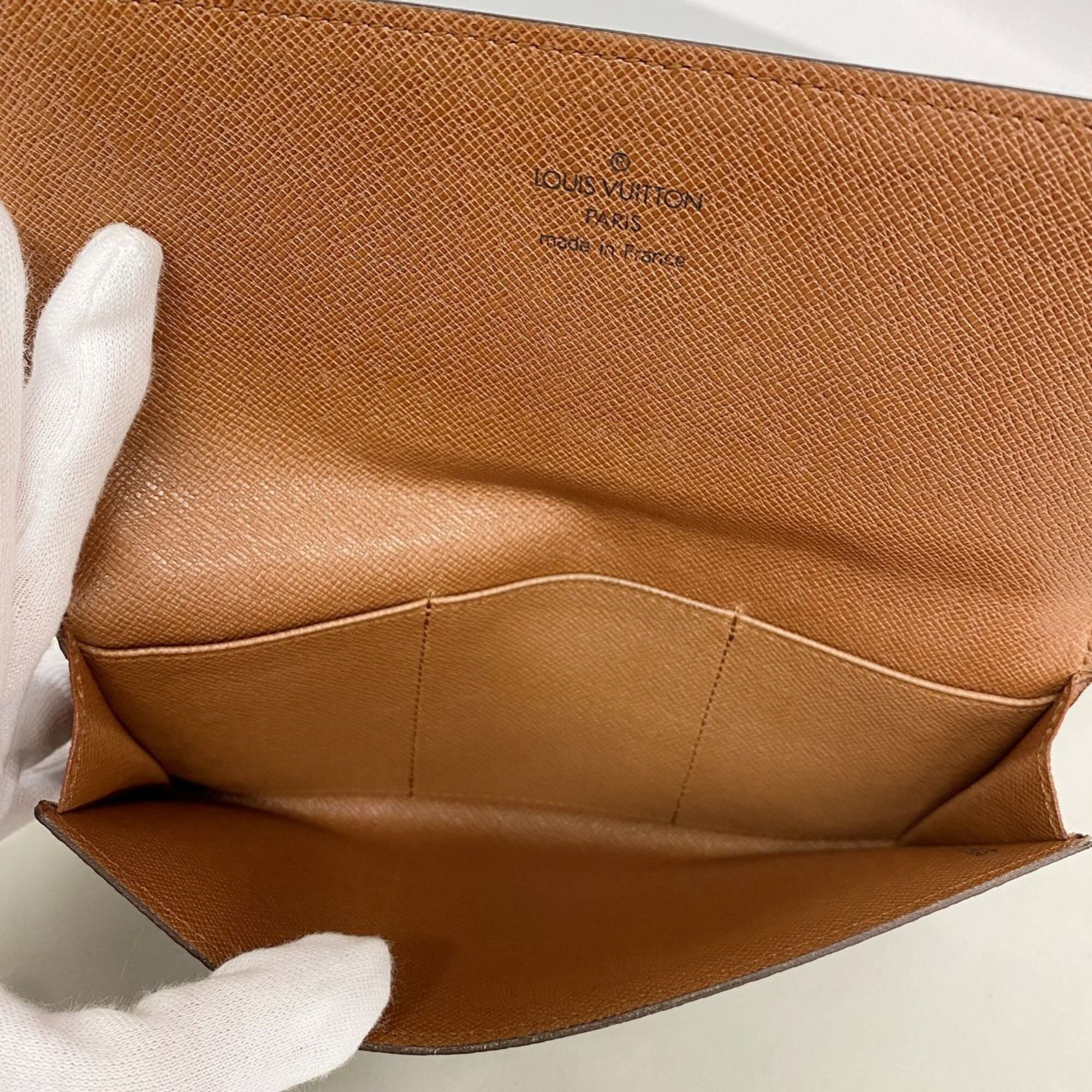 Louis Vuitton Brown Long Bill Wallet (Bi-Fold) (Pre-Owned)