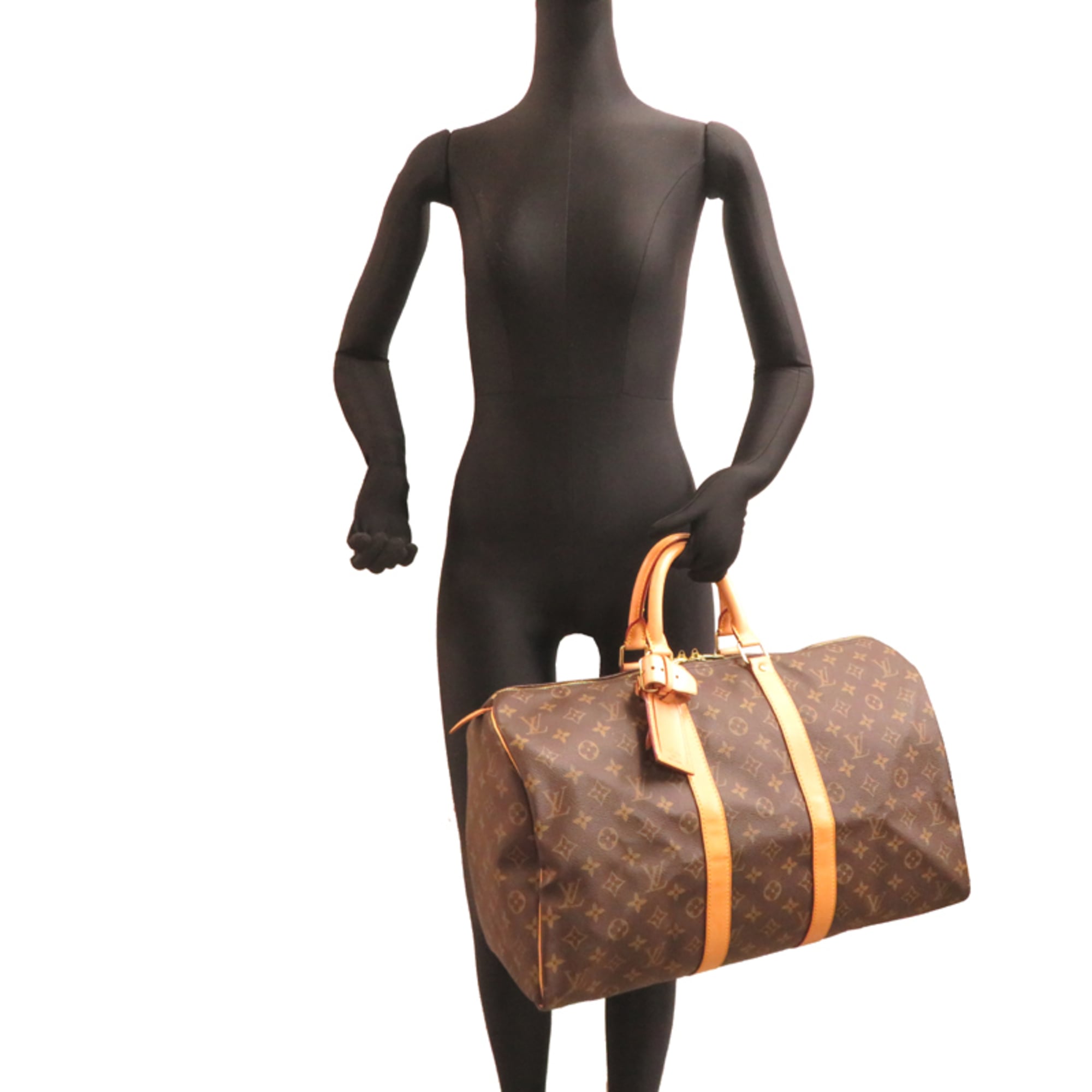 Louis Vuitton Brown Monogram Boston Bag (Pre-Owned)