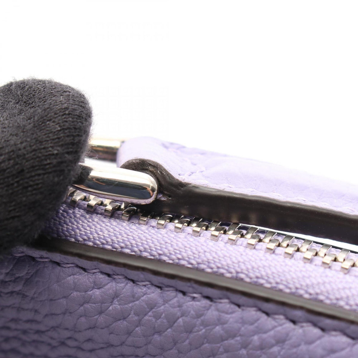 Gucci Purple Leather Handbag Shoulder Bag (Pre-Owned)