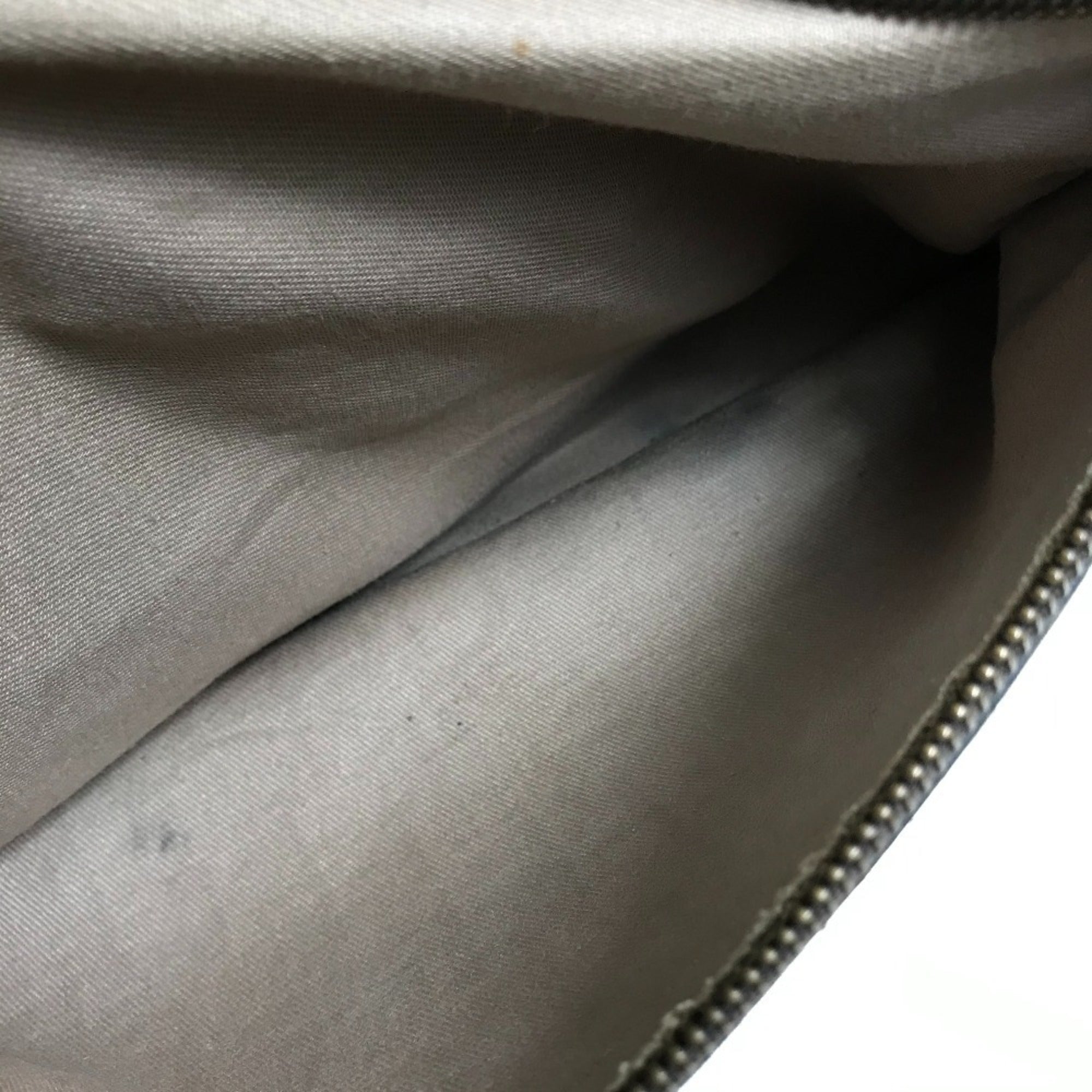 Christian Dior Beige Brown Leather Canvas Shoulder Bag (Pre-Owned)