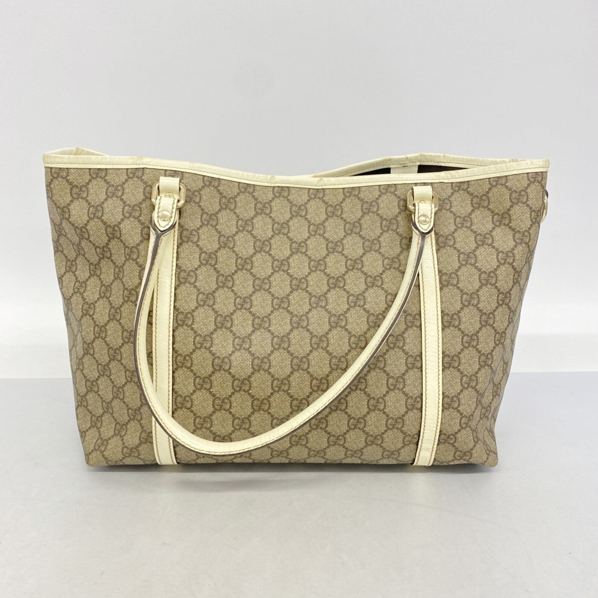 Gucci Brown Pvc Tote Bag (Pre-Owned)