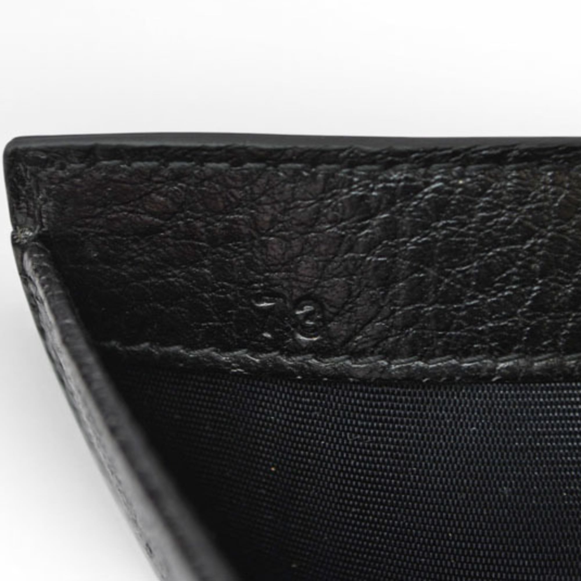 Prada Black Leather Wallet (Tri-Fold) (Pre-Owned)