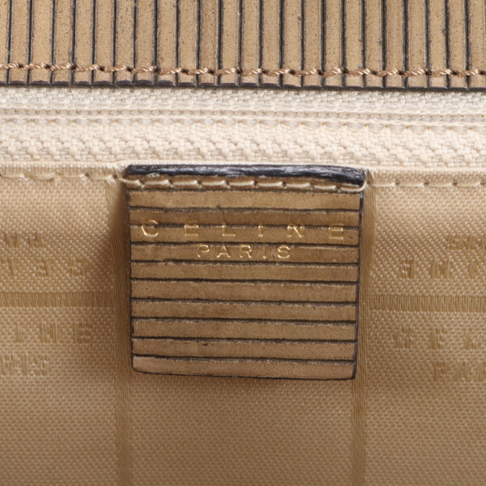 Celine Light Brown Leather Handbag Shoulder Bag (Pre-Owned)