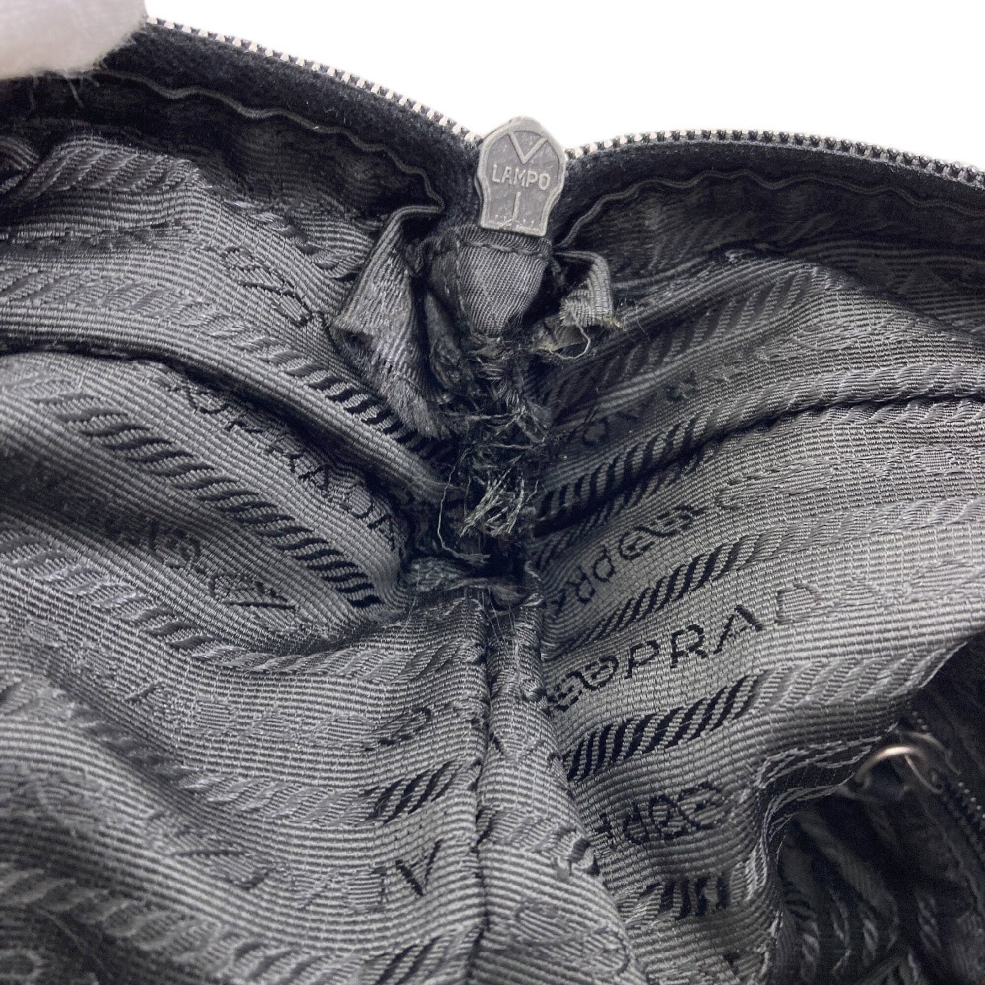 Prada Black Nylon Tote Bag (Pre-Owned)
