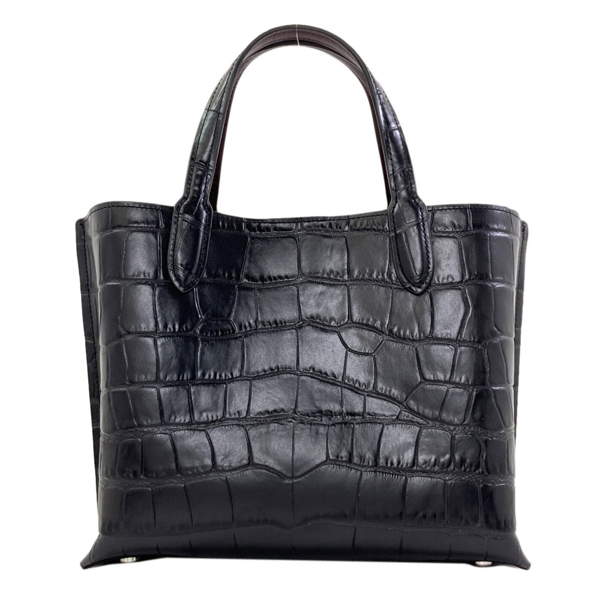 Coach Black Leather Handbag (Pre-Owned)