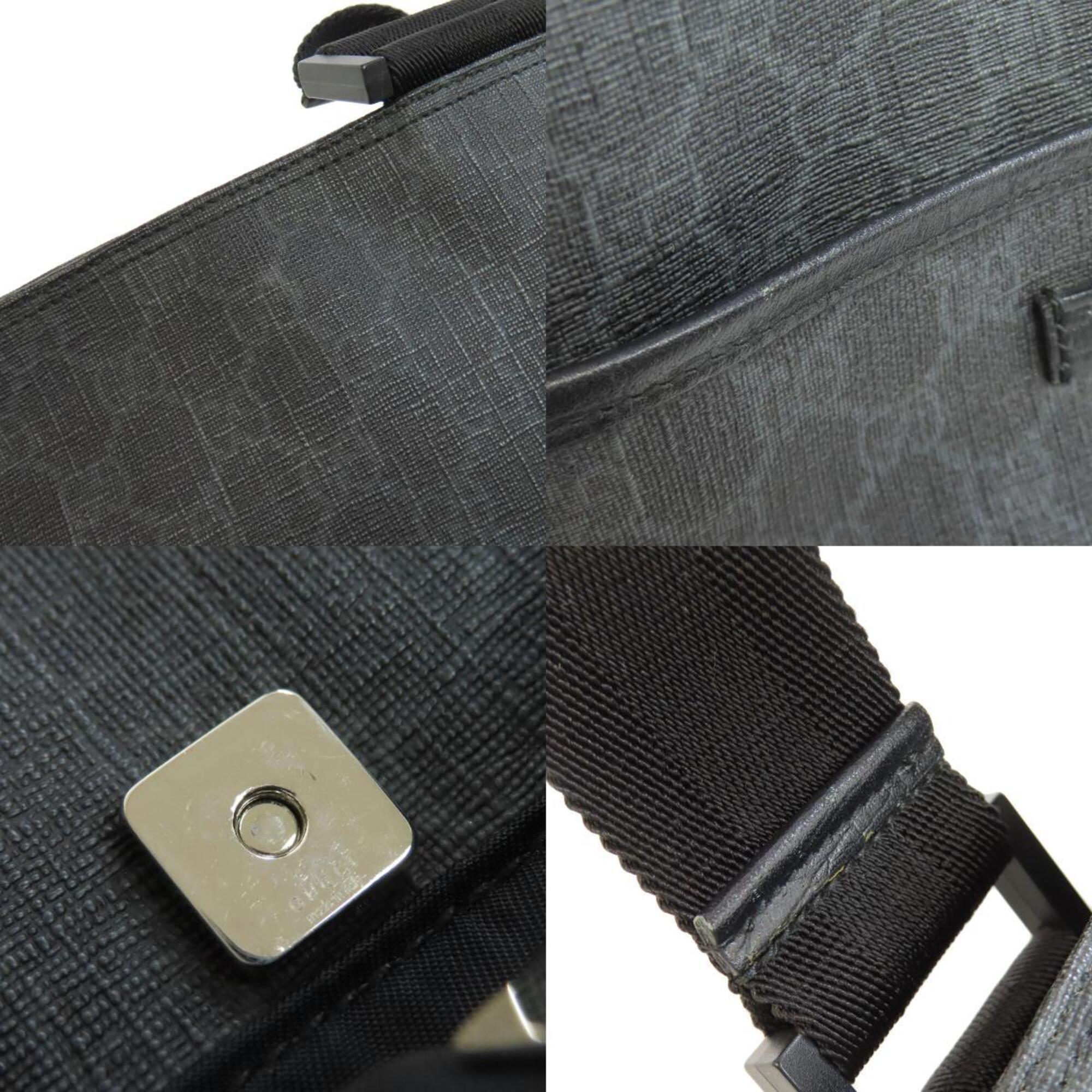 Gucci Black Gg Supreme Shoulder Bag (Pre-Owned)