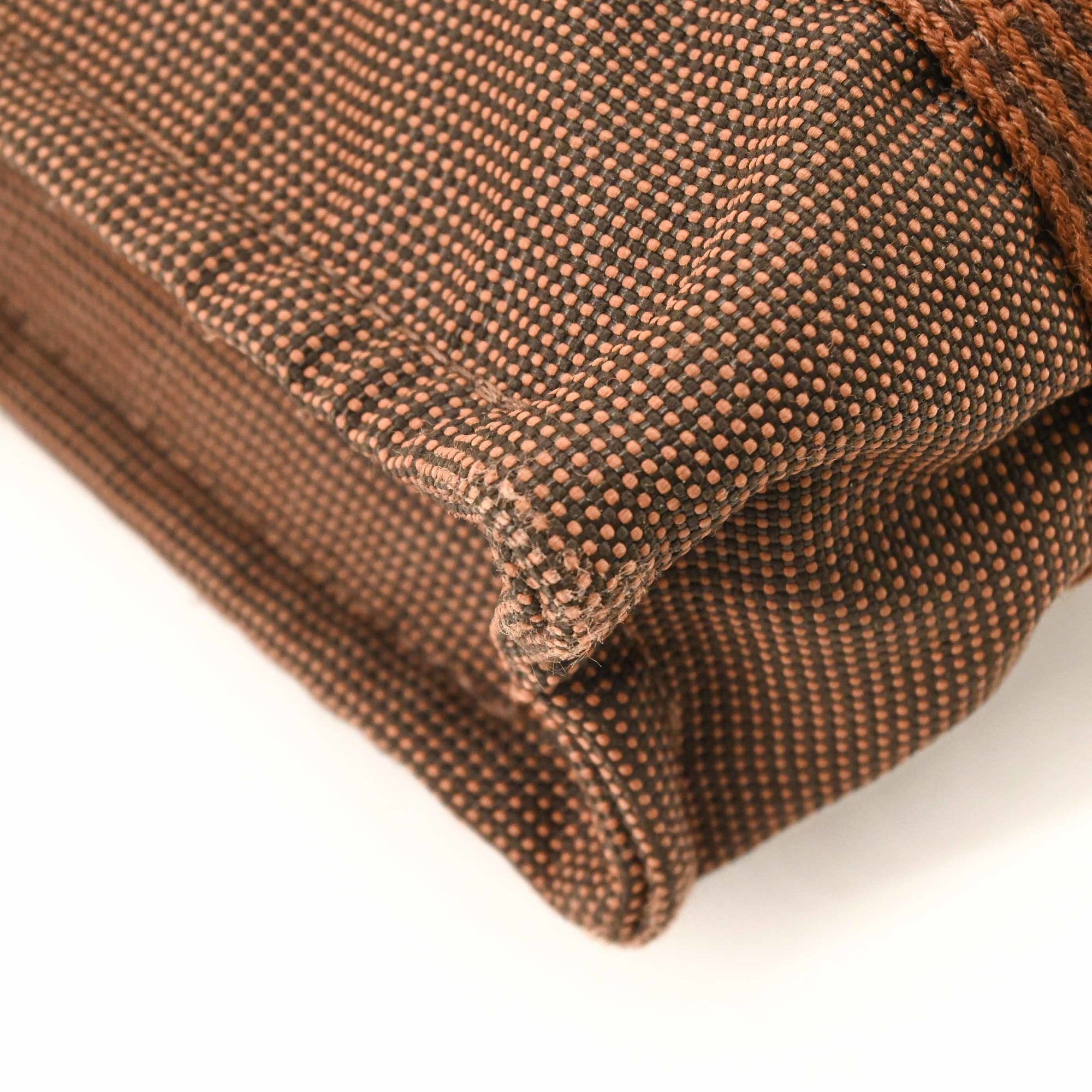 Hermes Her Line Brown Nylon Canvas Backpack (Pre-Owned)