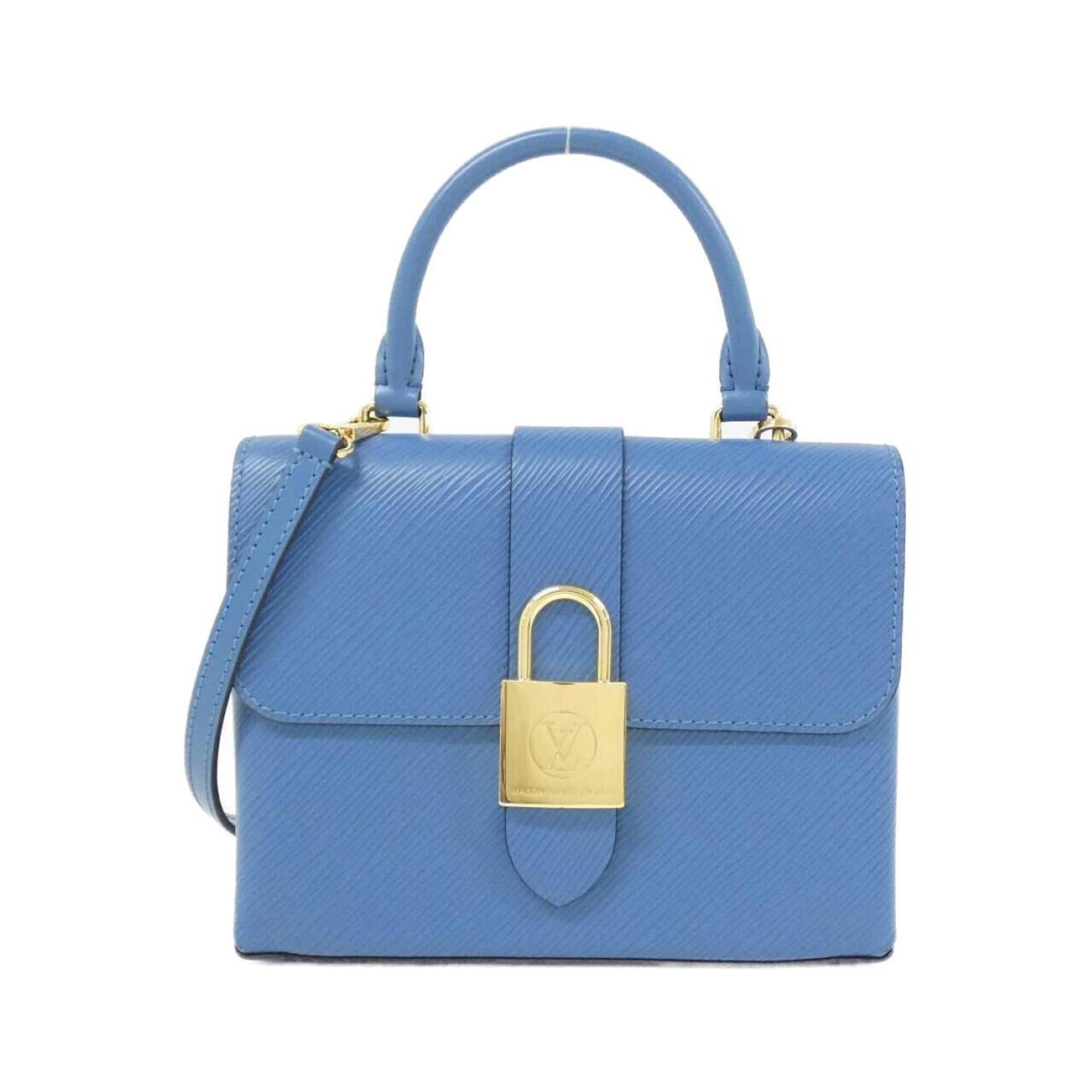 Louis Vuitton Epi Blue Jean Leather Handbag (Pre-Owned)