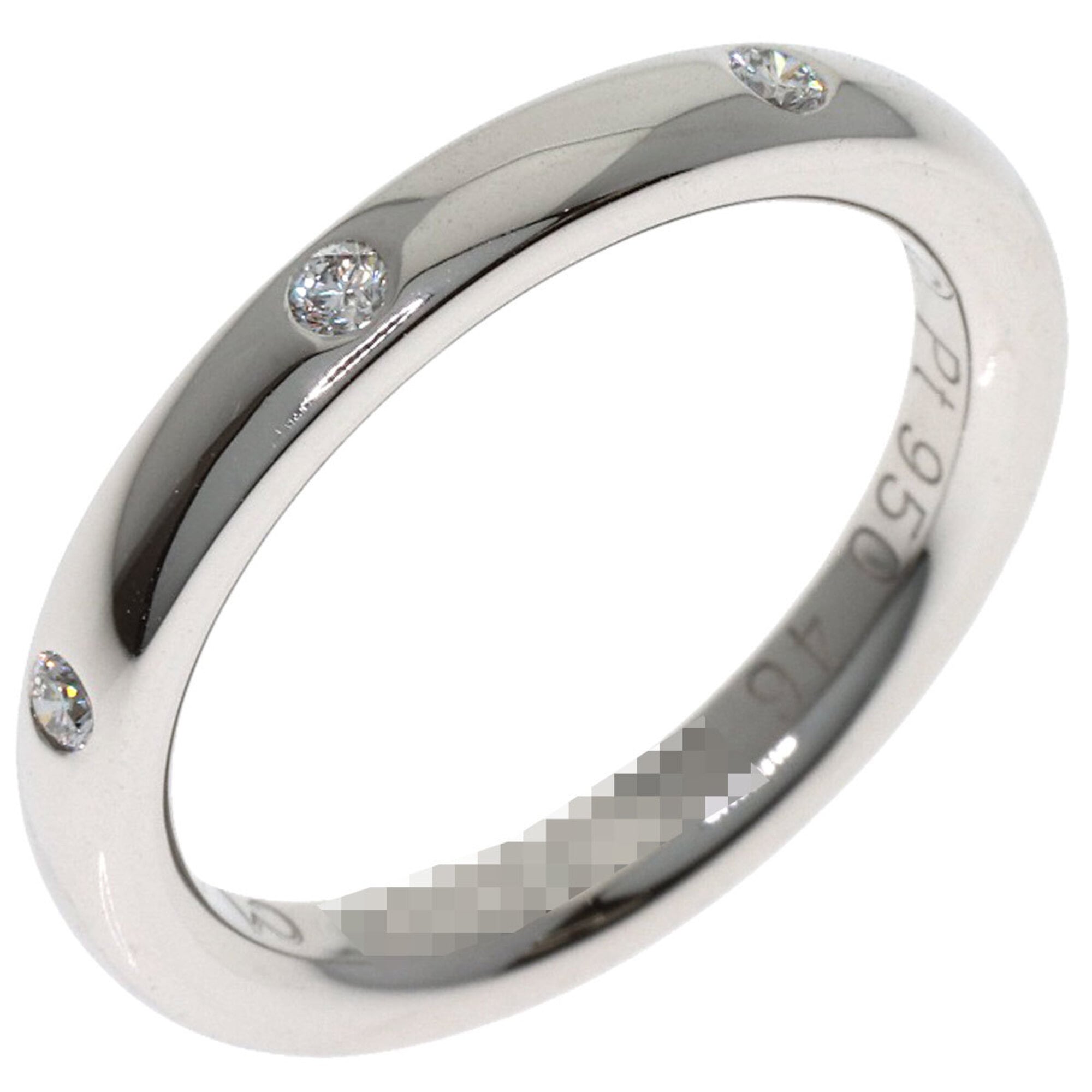 Van Cleef & Arpels Platinum 950 Band Ring (Pre-Owned)