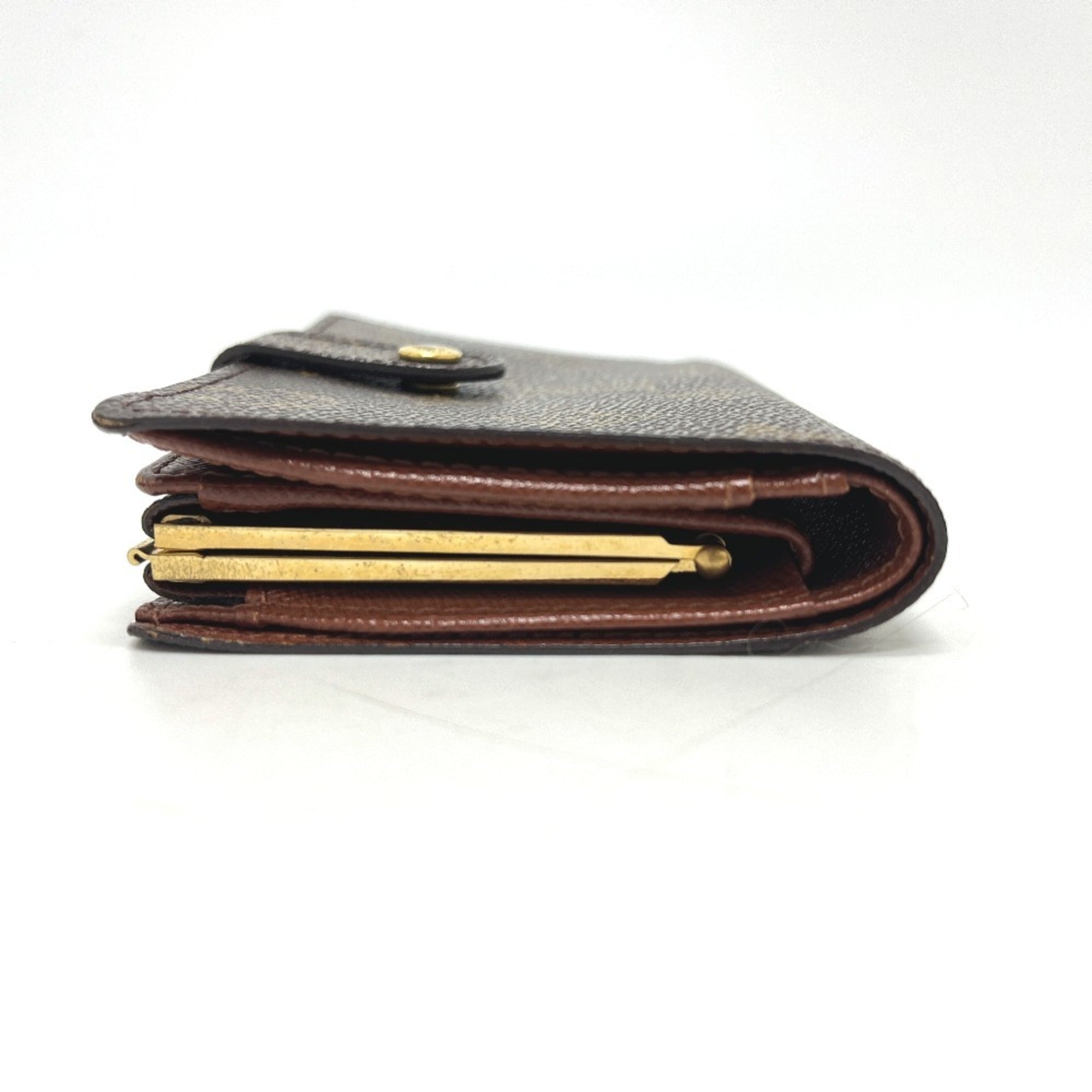 Louis Vuitton Brown Monogram Canvas Wallet (Bi-Fold) (Pre-Owned)