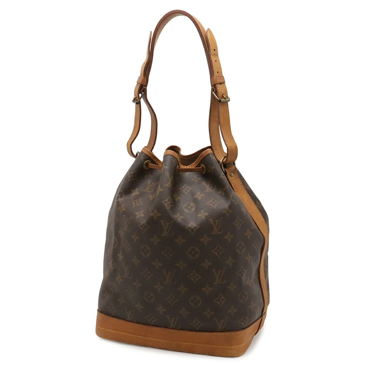 Louis Vuitton Brown Monogram Canvas Pvc Coated Canvas Shoulder Bag (Pre-Owned)