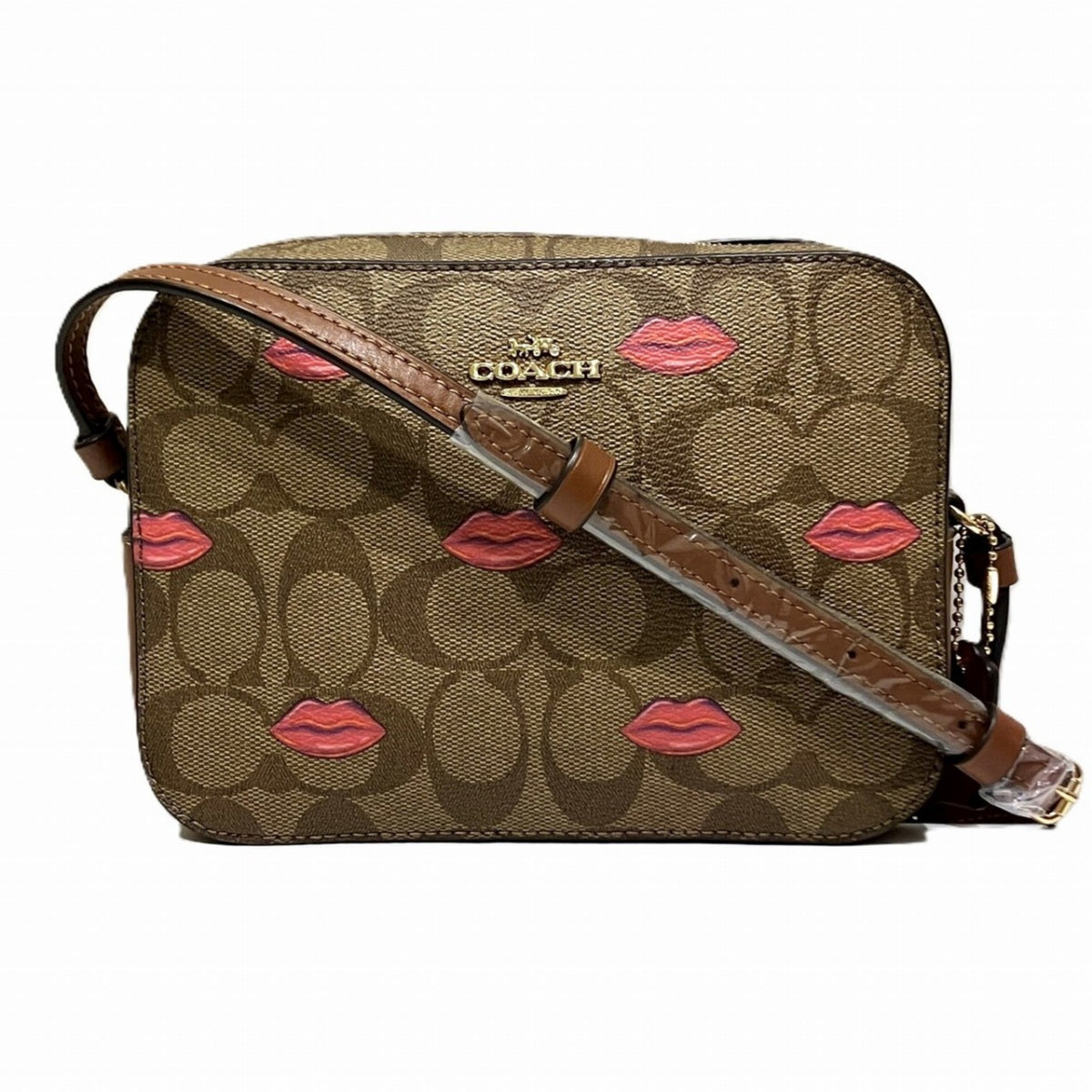 Coach Brown Pvc Shoulder Bag (Pre-Owned)