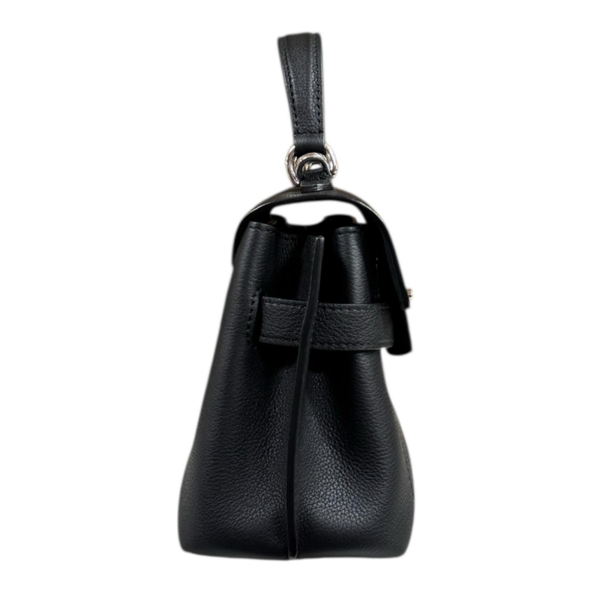 Louis Vuitton Black Noir Leather Shoulder Bag (Pre-Owned)