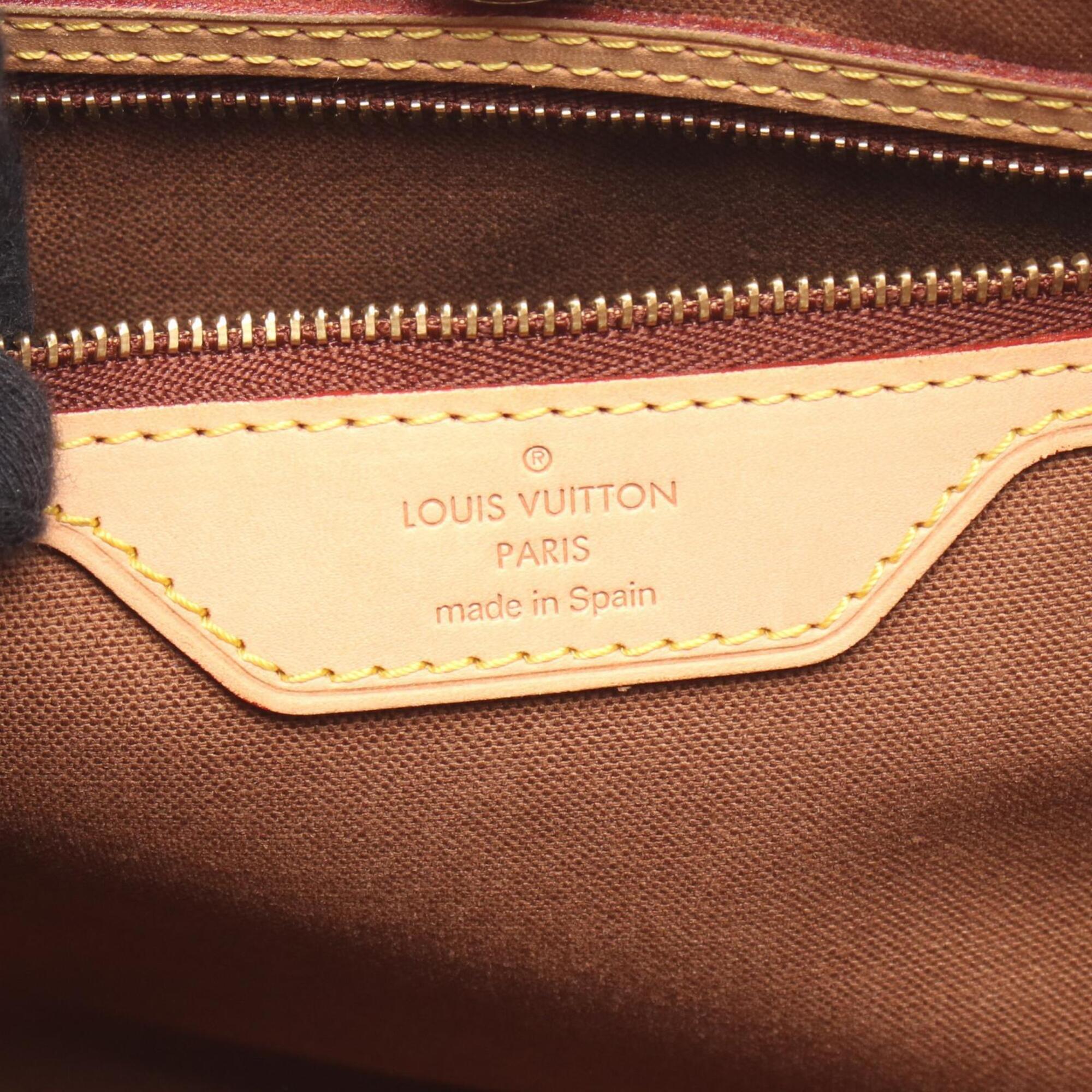 Louis Vuitton Brown Monogram Pvc Coated Canvas Leather Shoulder Bag (Pre-Owned)
