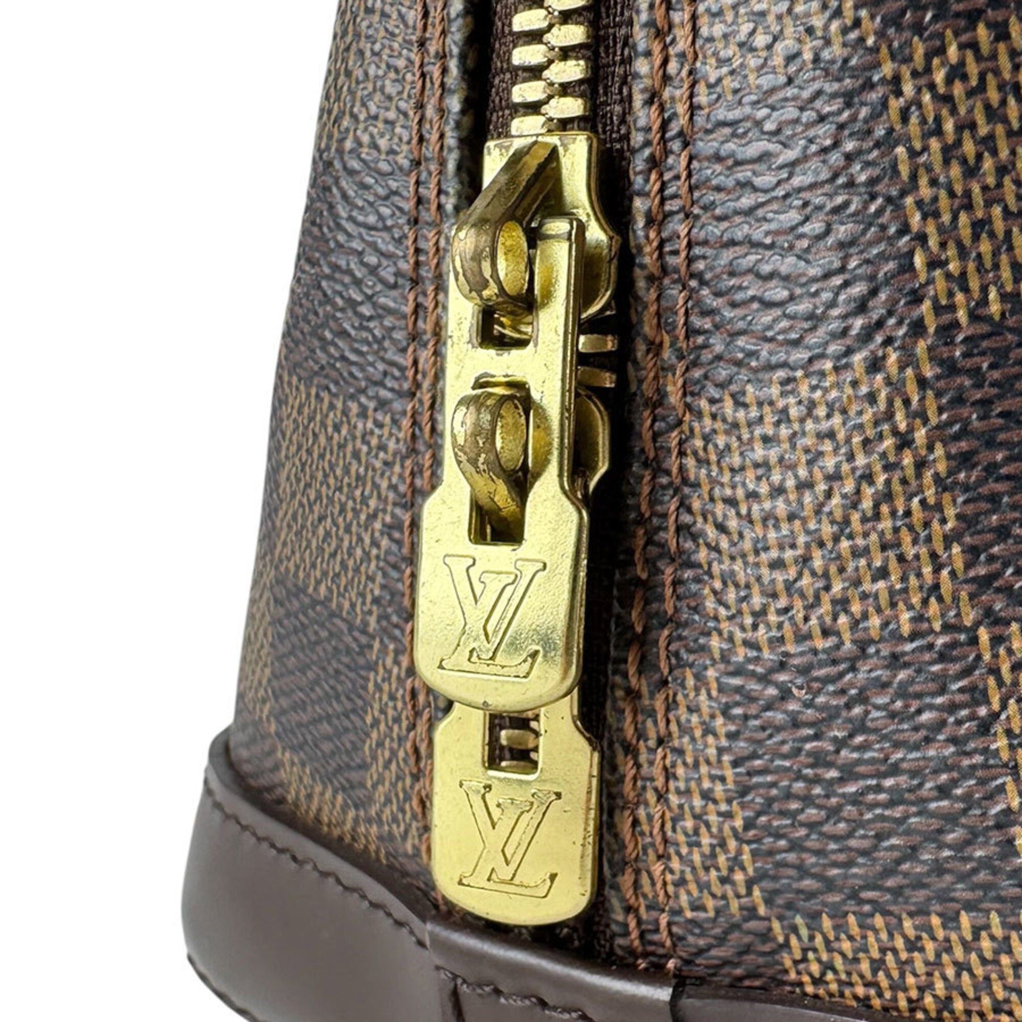 Louis Vuitton Damier Canvas Ebene Damier Canvas Handbag (Pre-Owned)