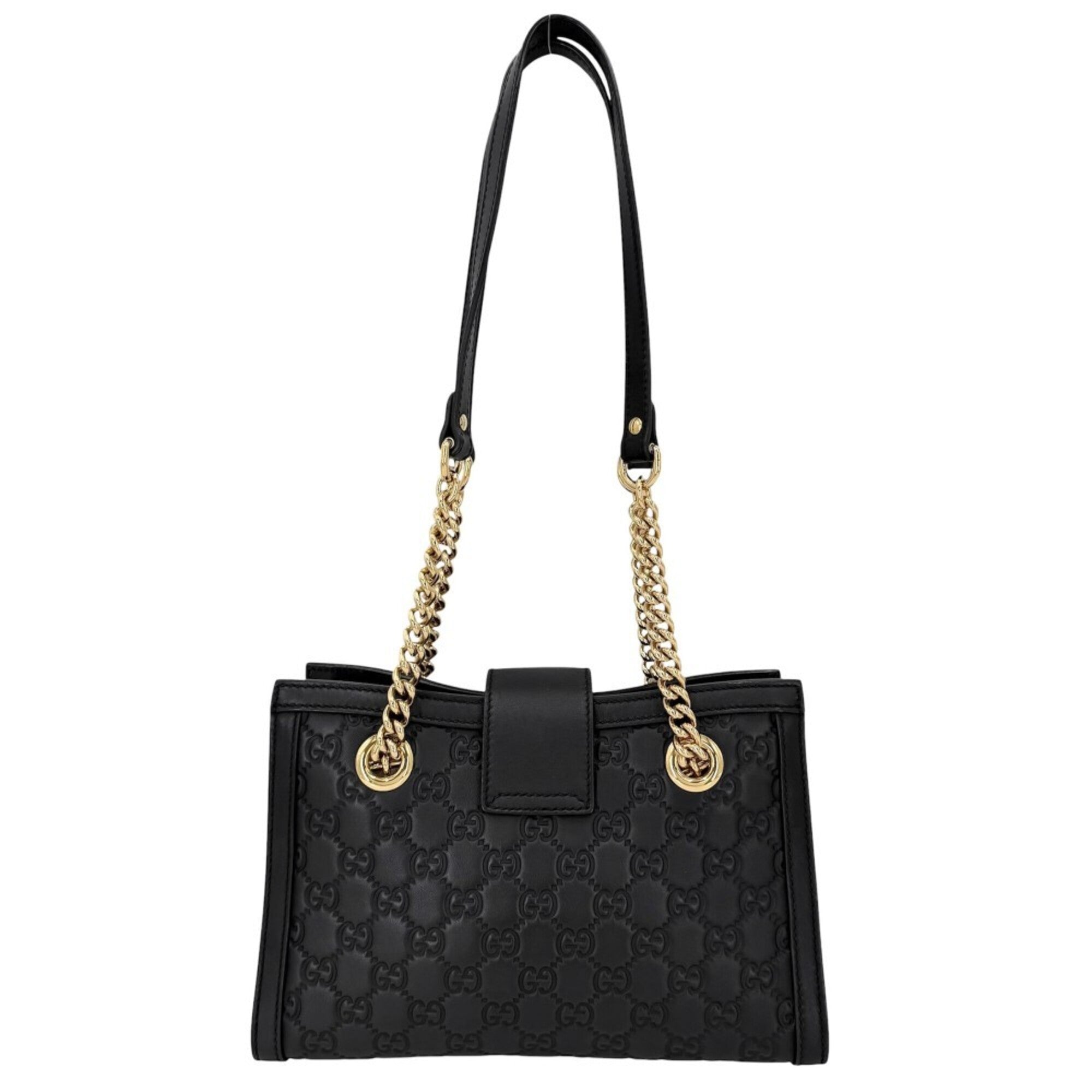 Gucci Black Leather Shoulder Bag (Pre-Owned)