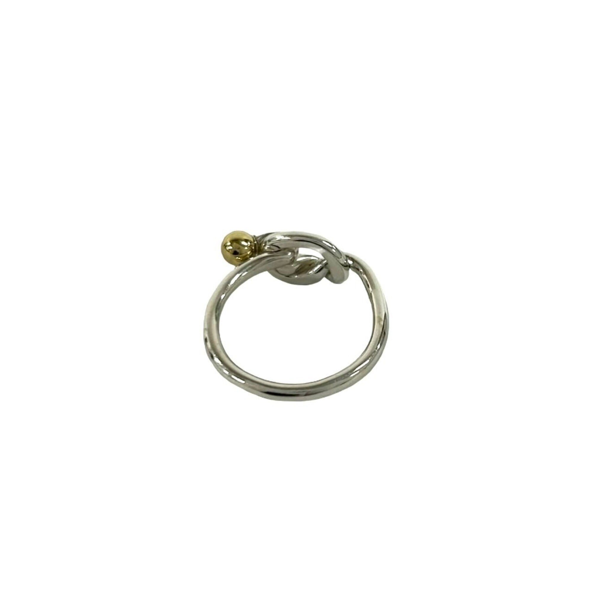 Tiffany Gold Silver Band Ring (Pre-Owned)