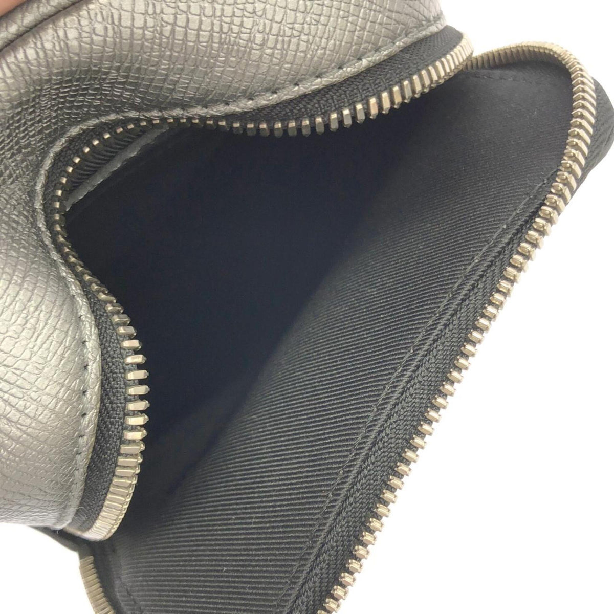 Louis Vuitton Taigarama Gunmetal Coated Canvas Leather Shoulder Bag (Pre-Owned)