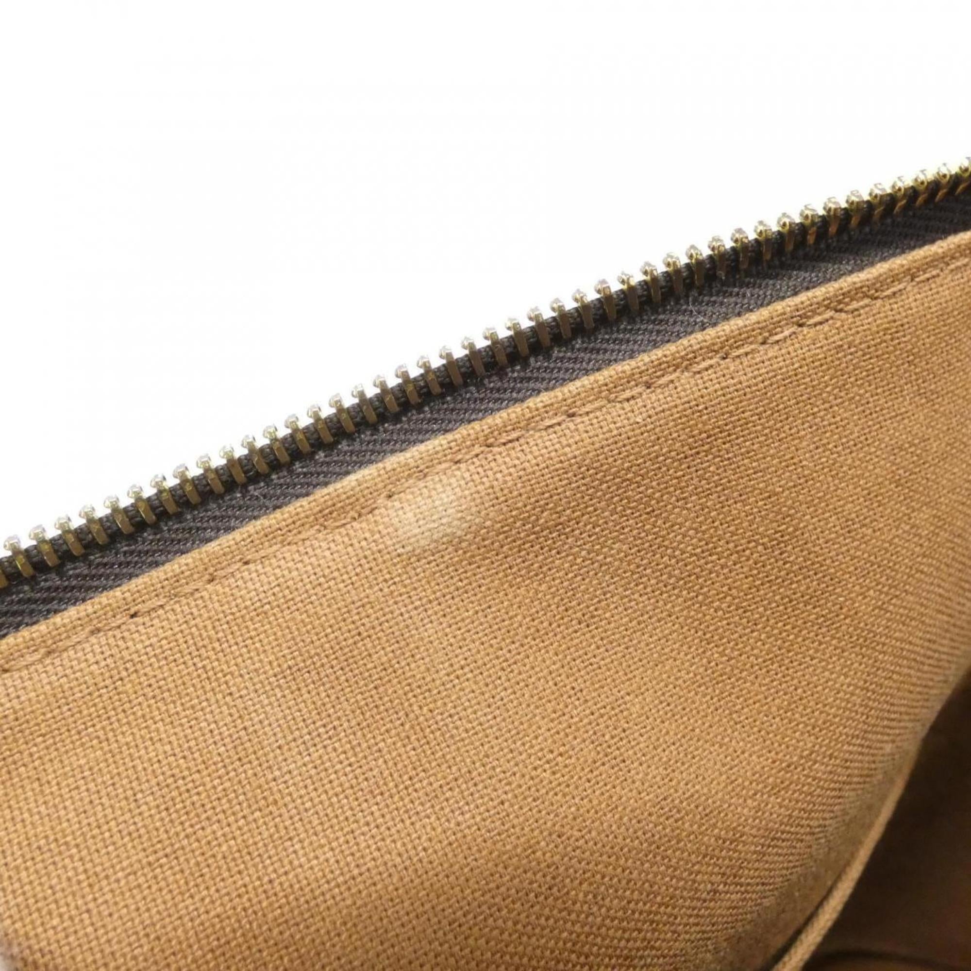 Louis Vuitton Brown Coated Canvas Handbag (Pre-Owned)