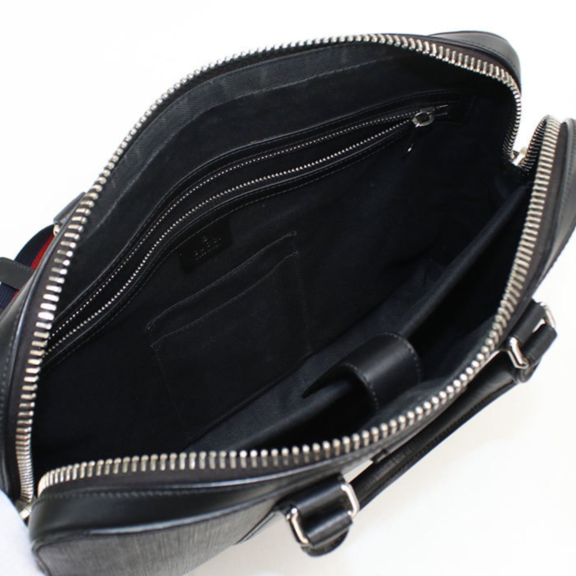 Gucci Black Pvc Briefcase (Pre-Owned)