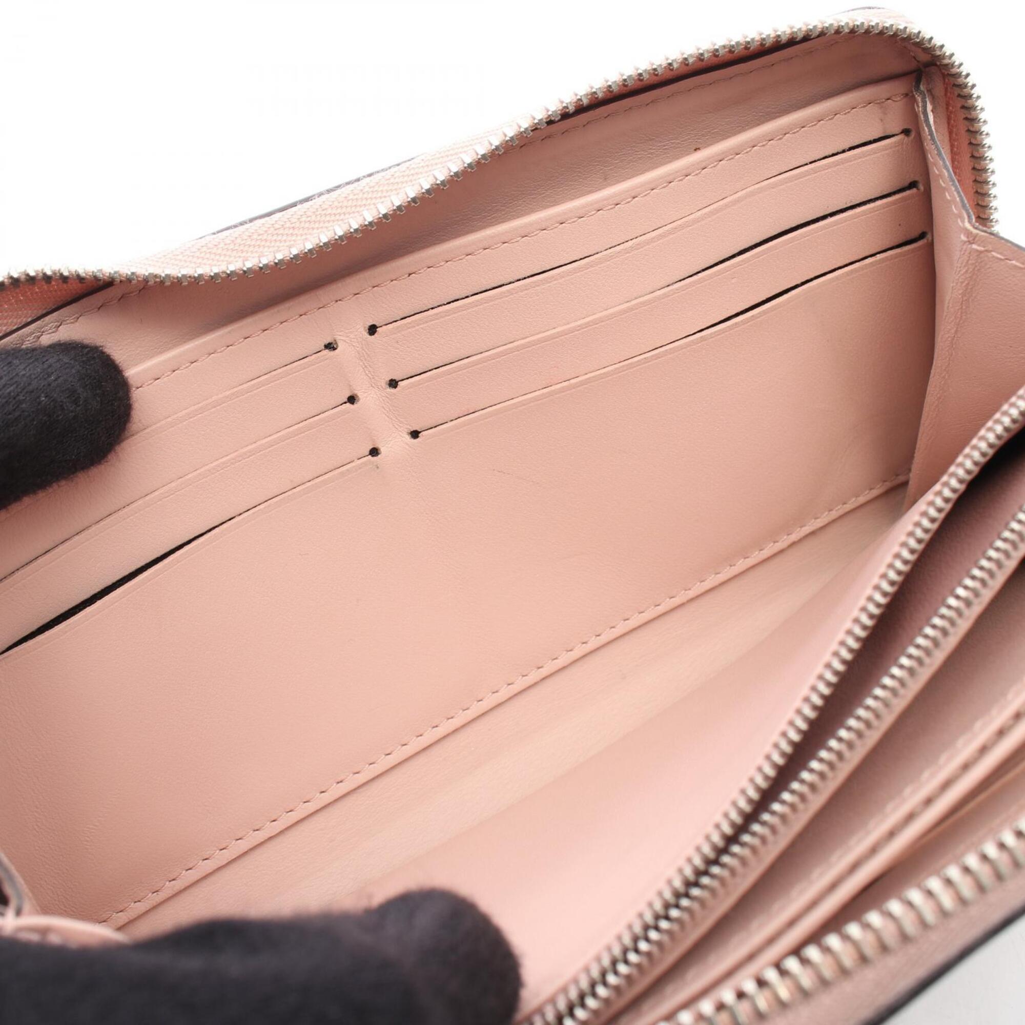Louis Vuitton Pink Leather Long Wallet (Bi-Fold) (Pre-Owned)