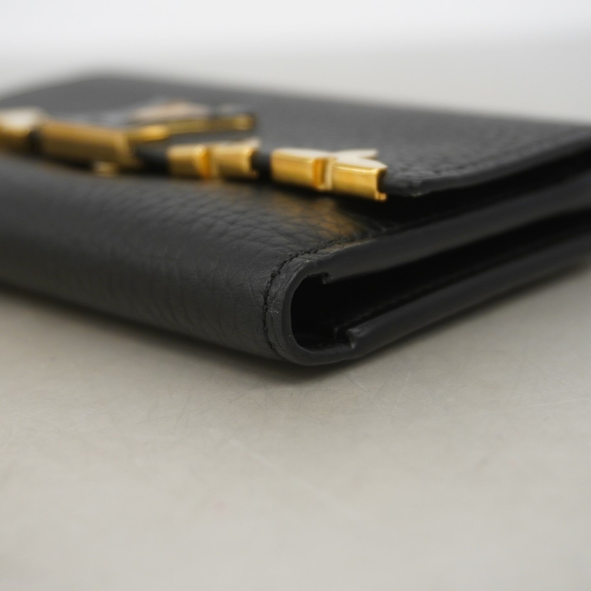 Louis Vuitton Noir Wallet (Tri-Fold) (Pre-Owned)