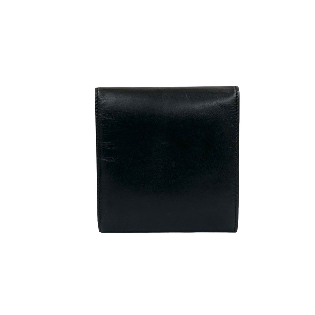 Celine Black Brown Leather Pvc Wallet (Bi-Fold) (Pre-Owned)