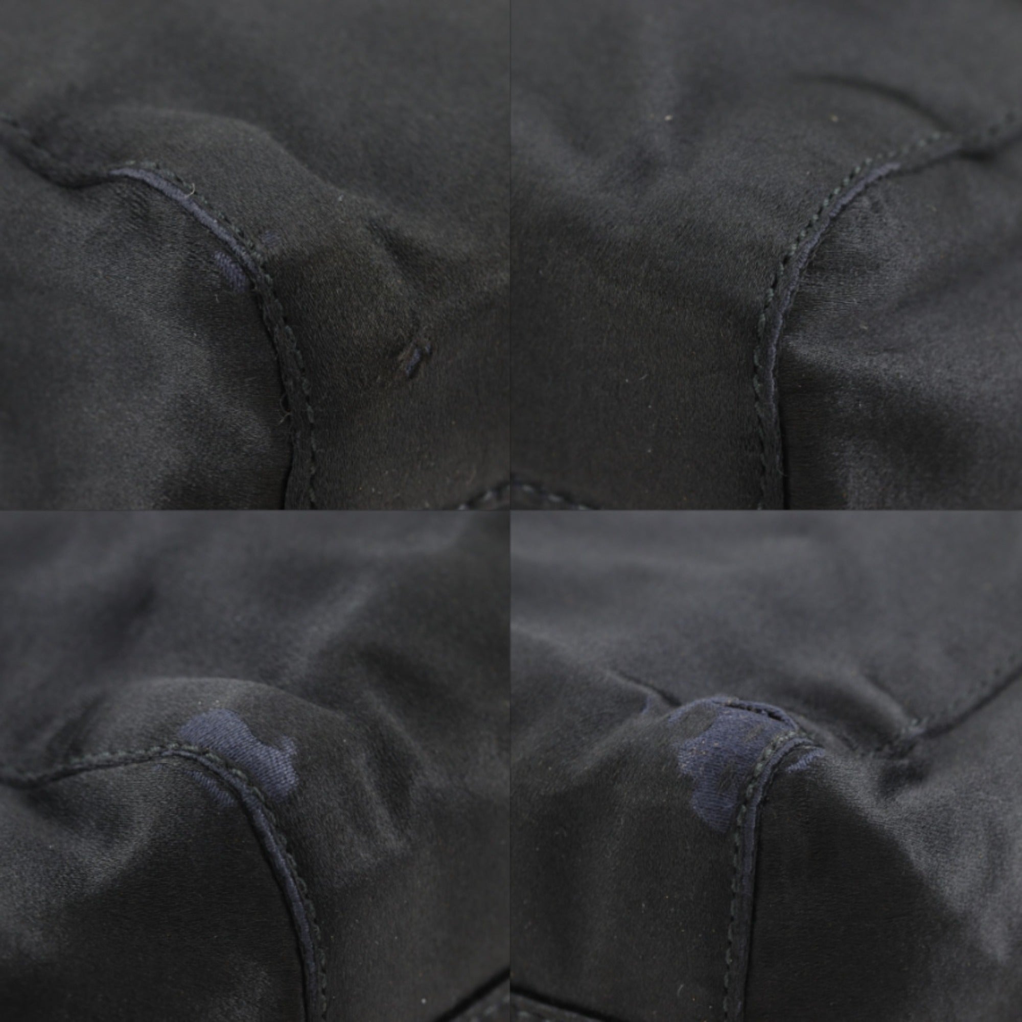 Prada Black Satin Shoulder Bag (Pre-Owned)