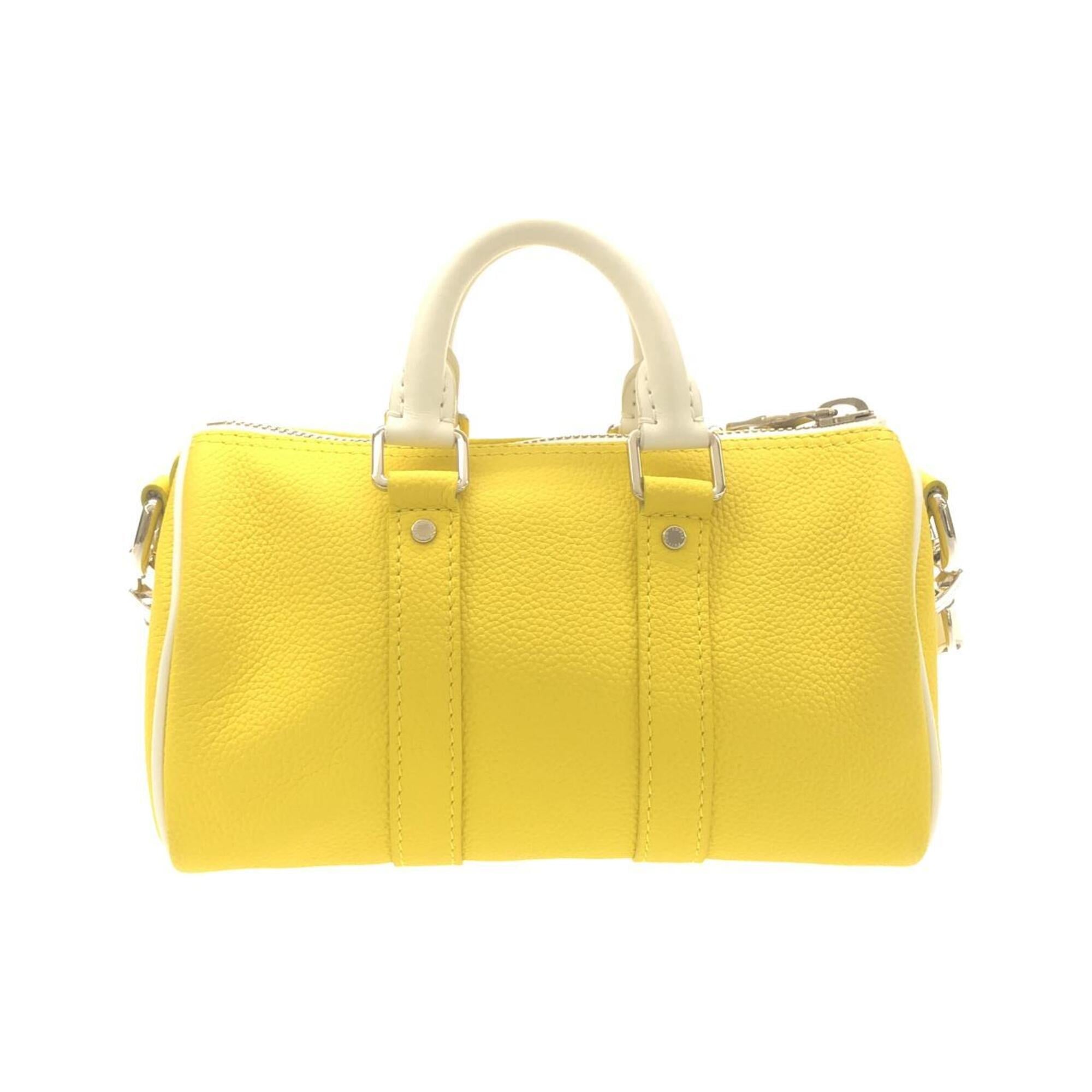 Louis Vuitton Jaune Leather Boston Bag (Pre-Owned)