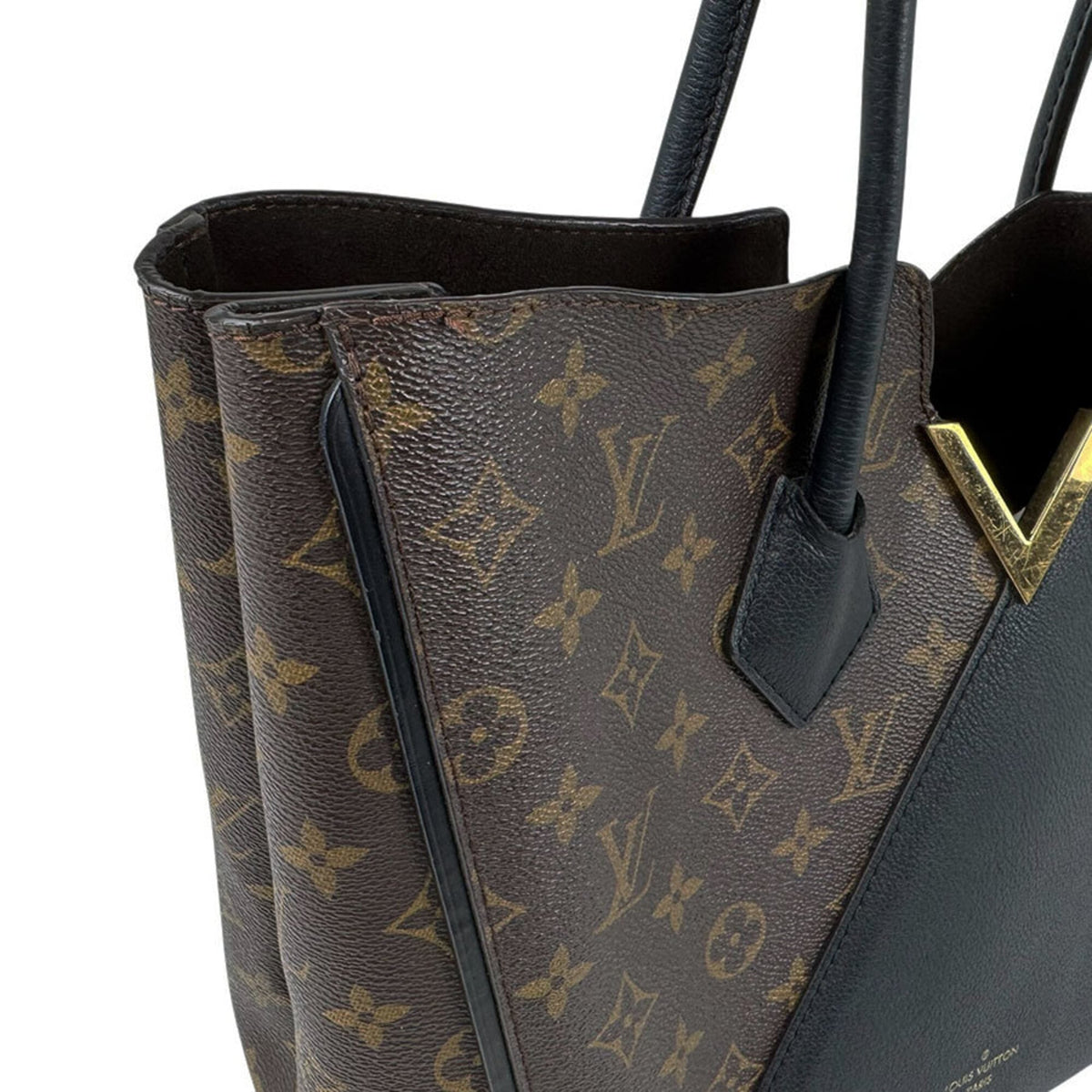 Louis Vuitton Black Brown Monogram Monogram Handbag (Pre-Owned)