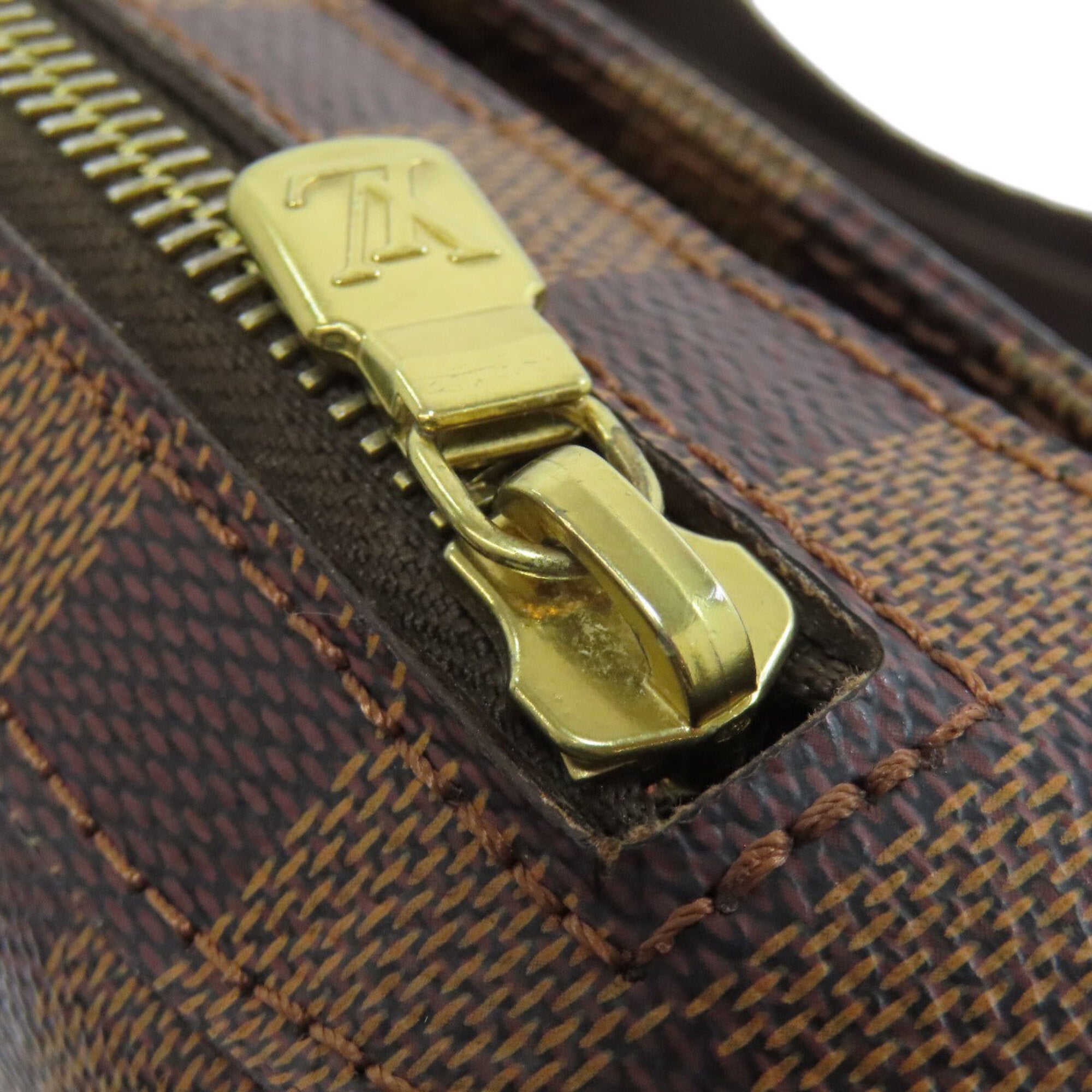 Louis Vuitton Damier Damier Canvas Ebene Damier Canvas Sling Bag (Pre-Owned)
