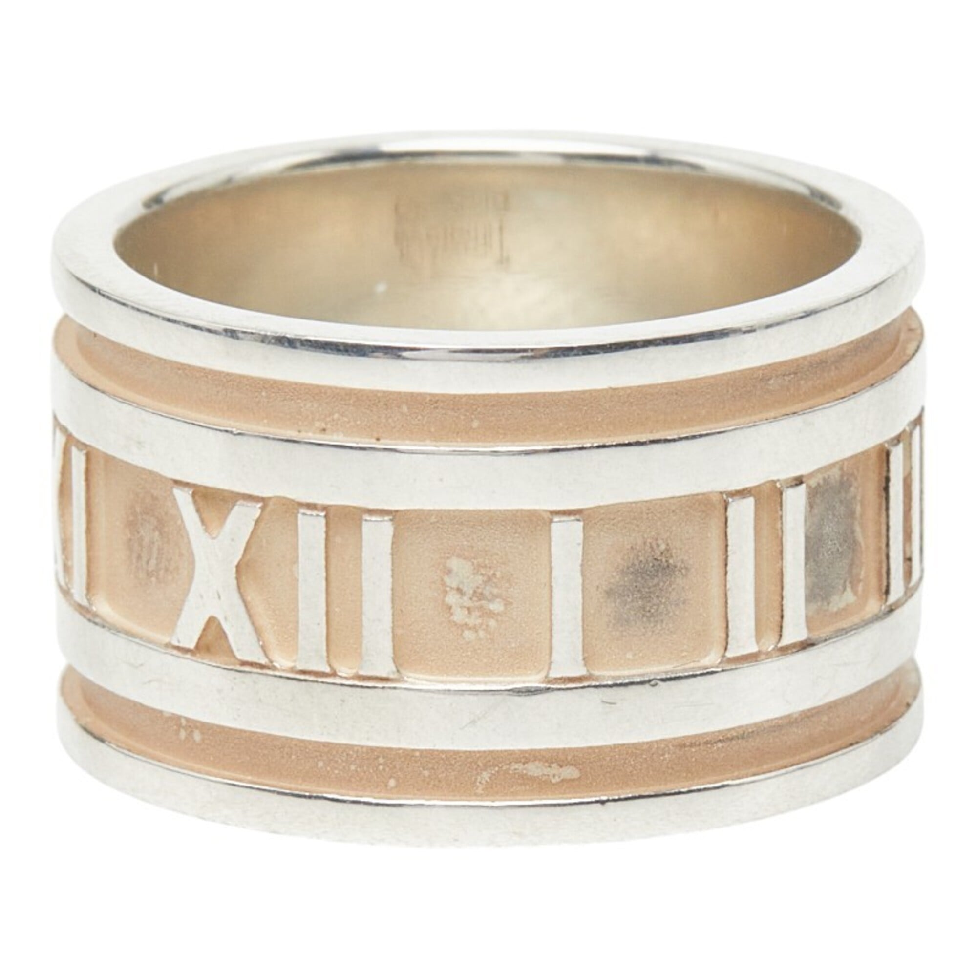 Tiffany Atlas Silver 925 Band Ring (Pre-Owned)