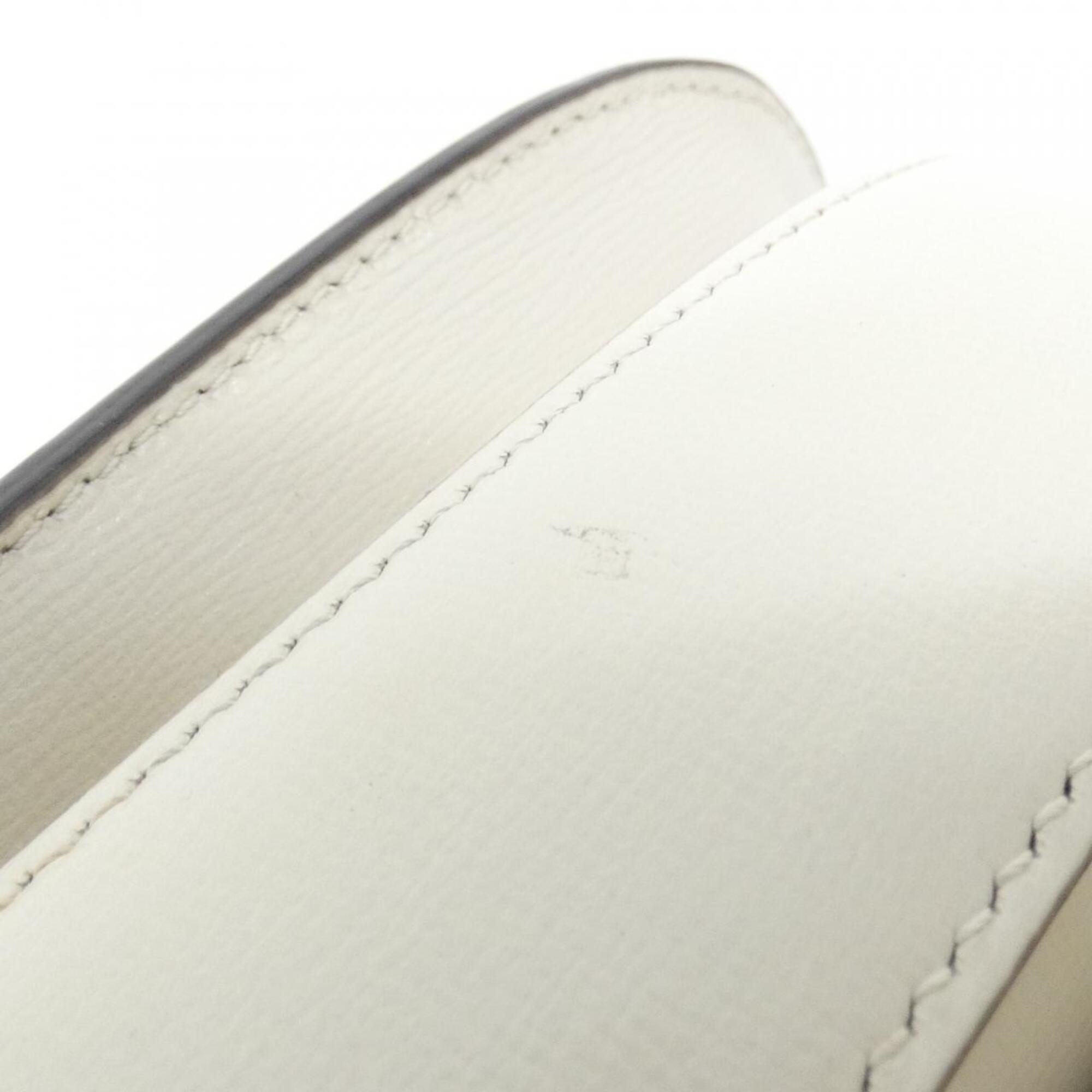 Gucci Horsebit Beige White Gg Supreme Leather Shoulder Bag (Pre-Owned)
