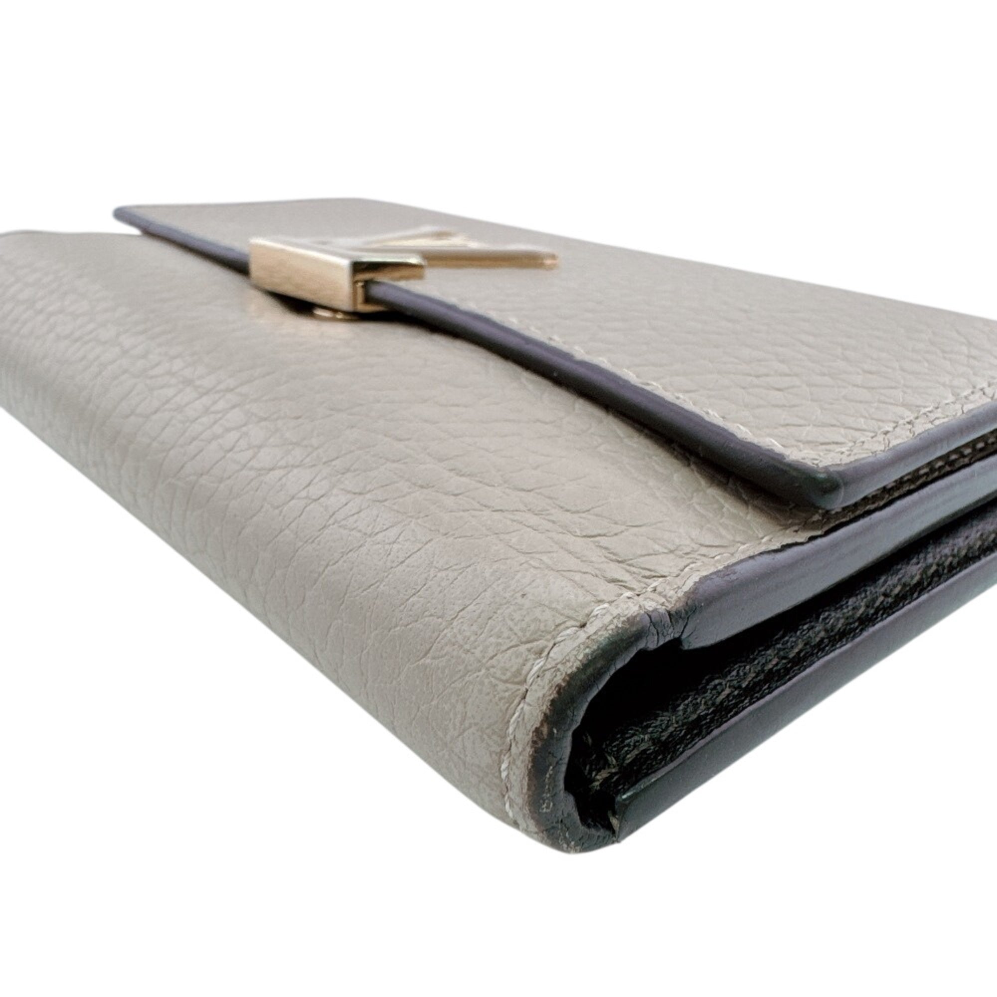 Louis Vuitton Beige Wallet (Tri-Fold) (Pre-Owned)